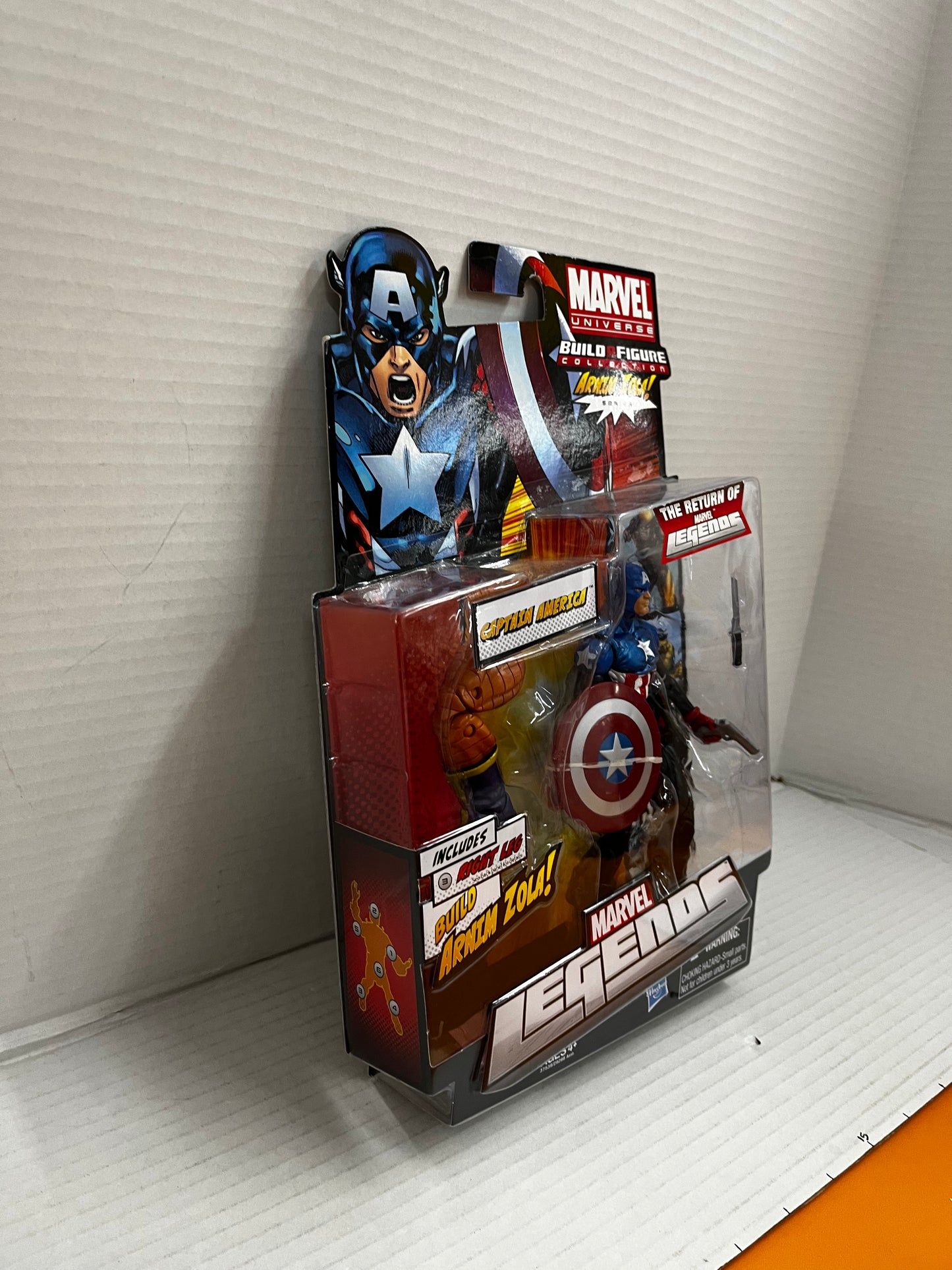 Marvel Legends Bucky Captain America Avenger Arnim Zola BAF Figure 2011 SEALED