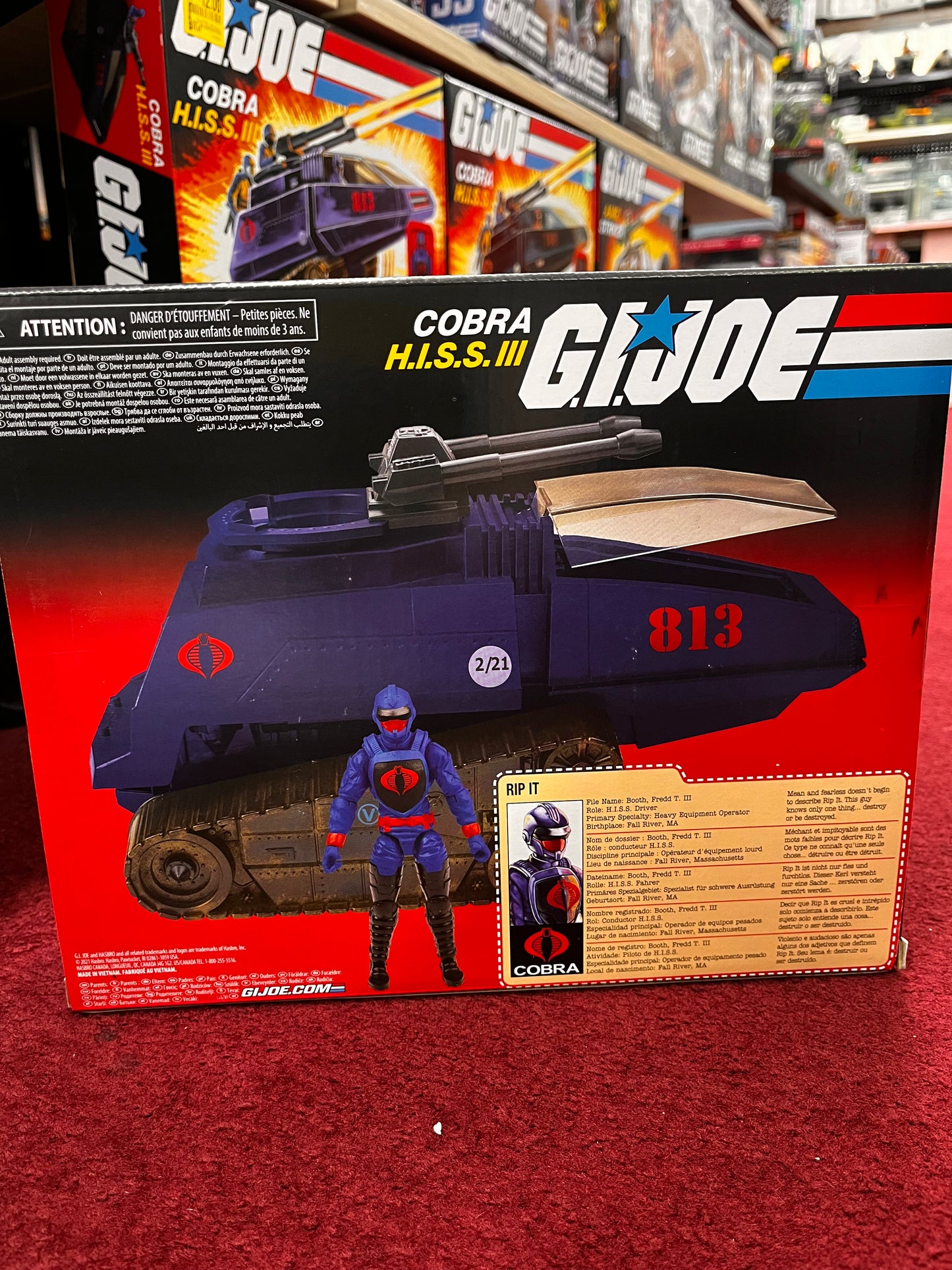 *NEW* COBRA HISS III & RIP IT Hasbro GI Joe Retro Collection - Walmart Exclusive