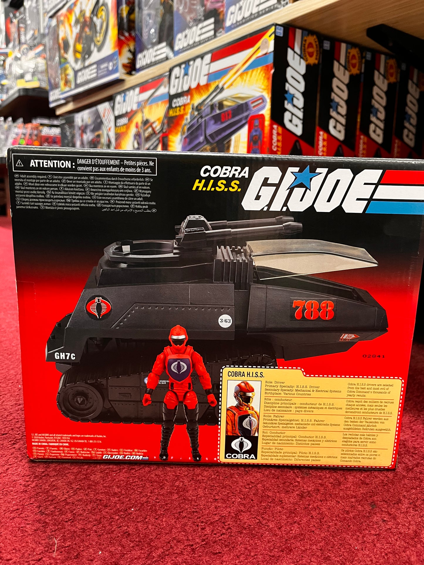 GI Joe Retro Cobra Enemy H.I.S.S Walmart Exclusive 2020 Vehicle Tank NIB