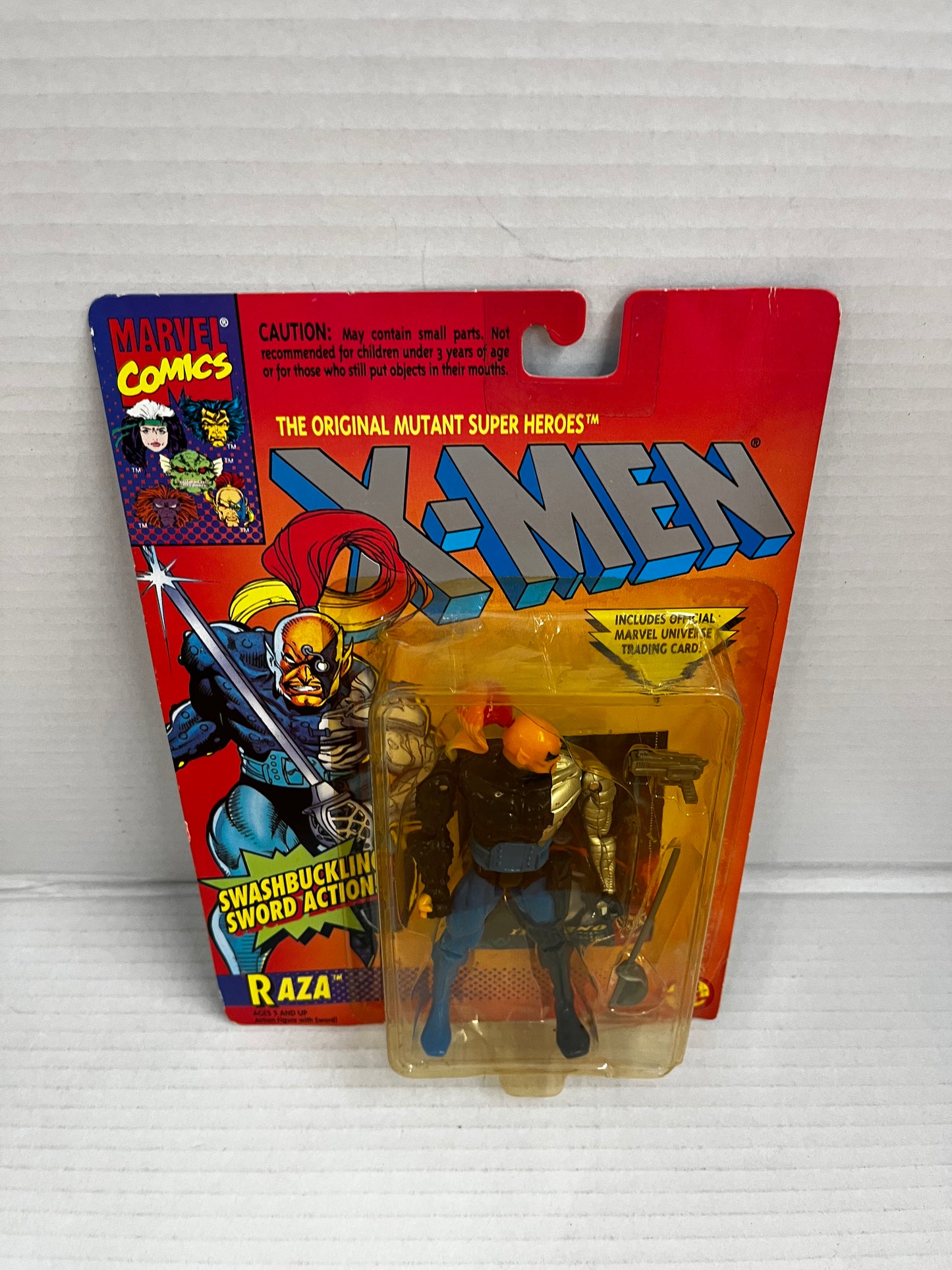 ToyBiz Marvel X-Men Raza 1994 5" Vintage Action Figure Uncanny New Sealed
