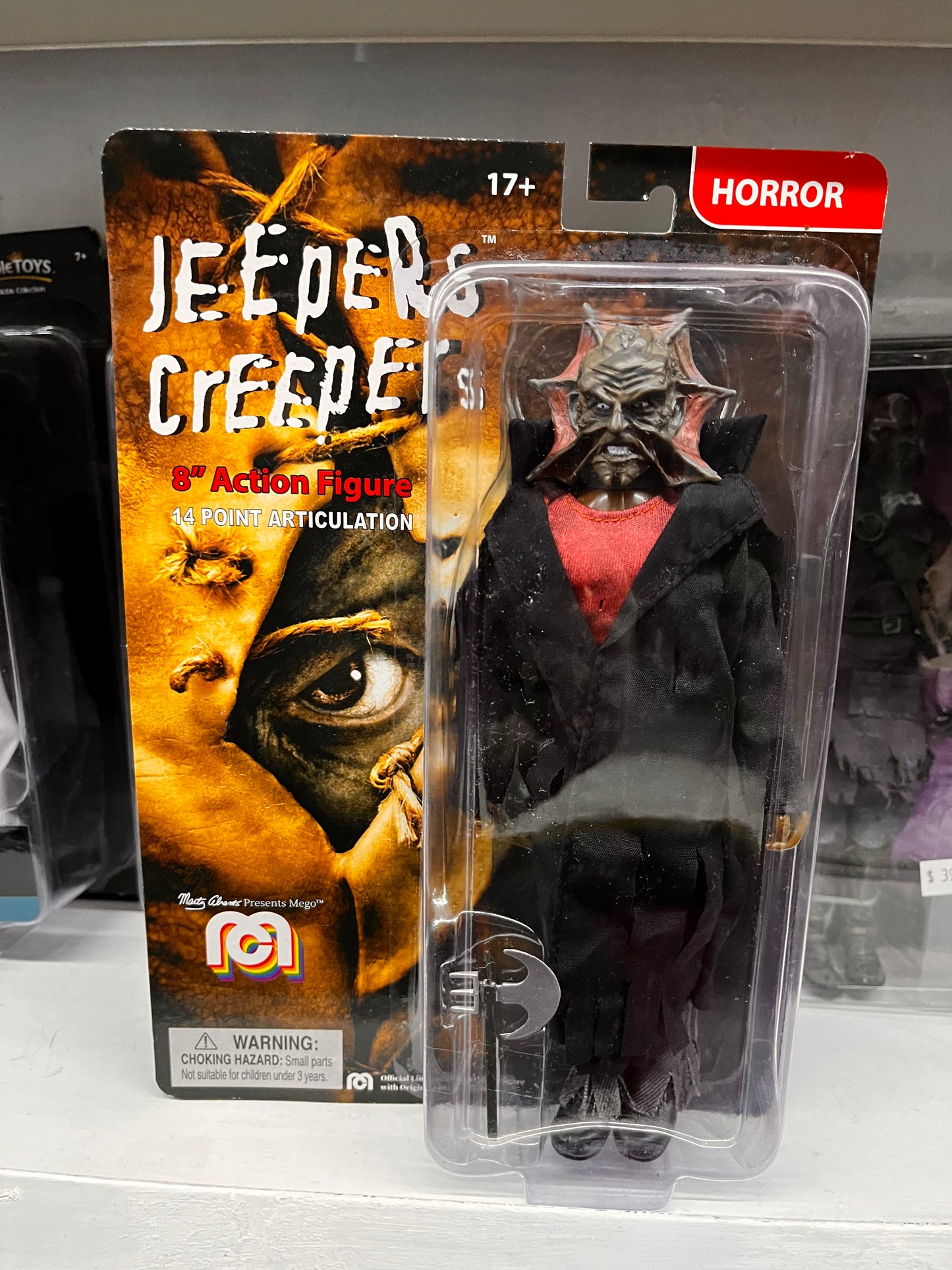 Mego Monsters Jeepers Creepers The Creeper 8 inch Action Figure Sealed