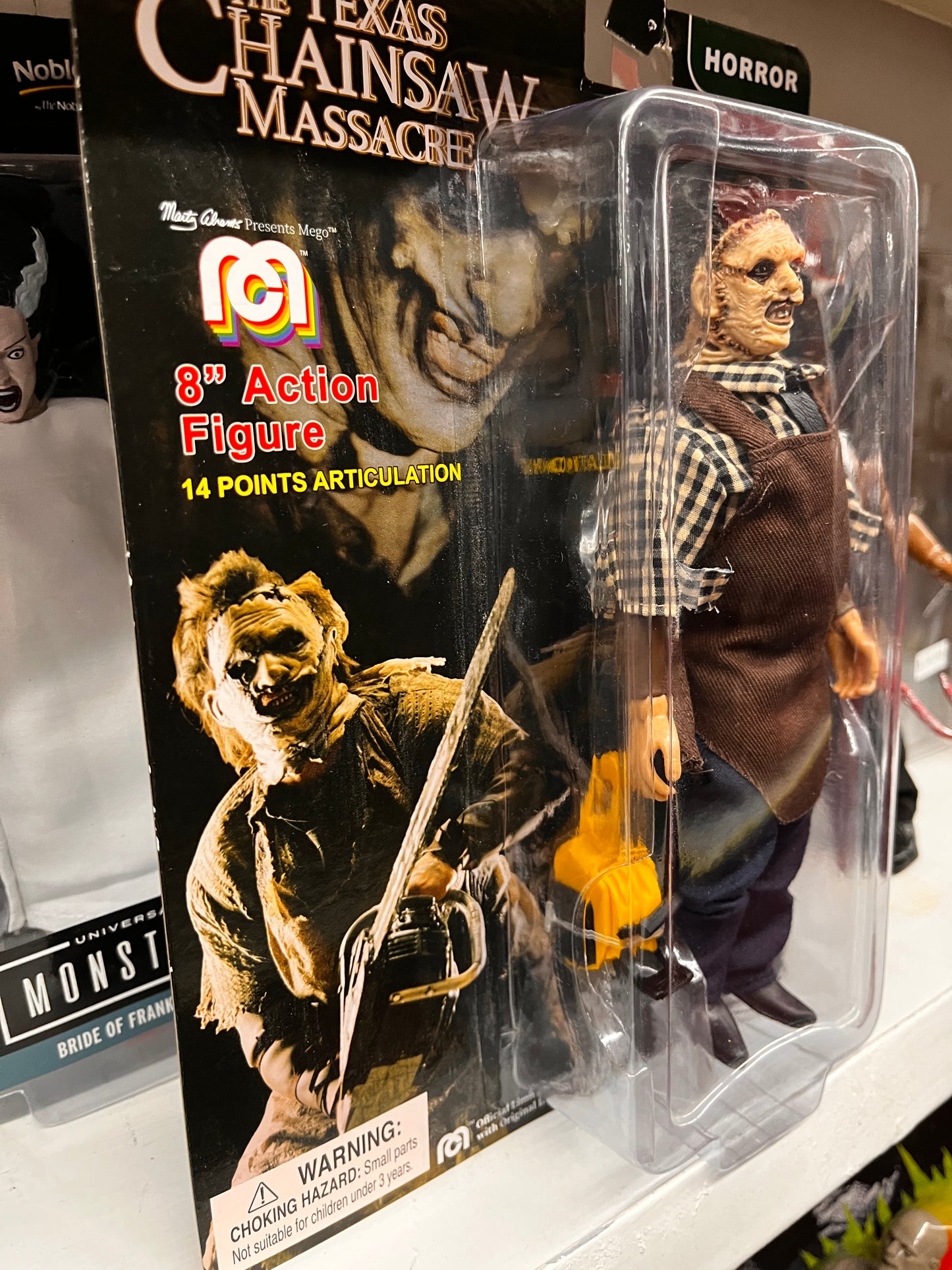 MEGO Horror Series - Texas Chainsaw Massacre Leatherface - 8" Action Figure NEW
