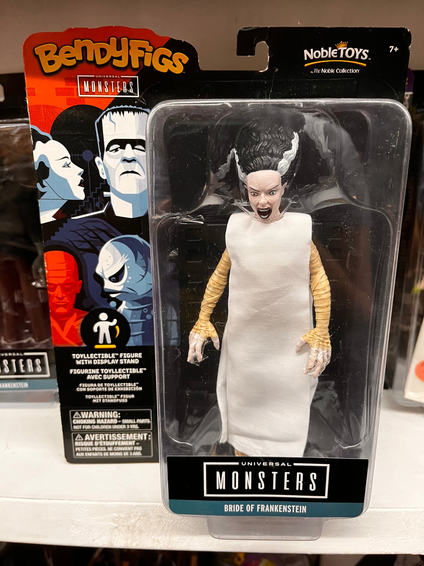 Universal Monsters Bendyfigs - BRIDE OF FRANKENSTIEN - 7.25" Tall - Noble Toys