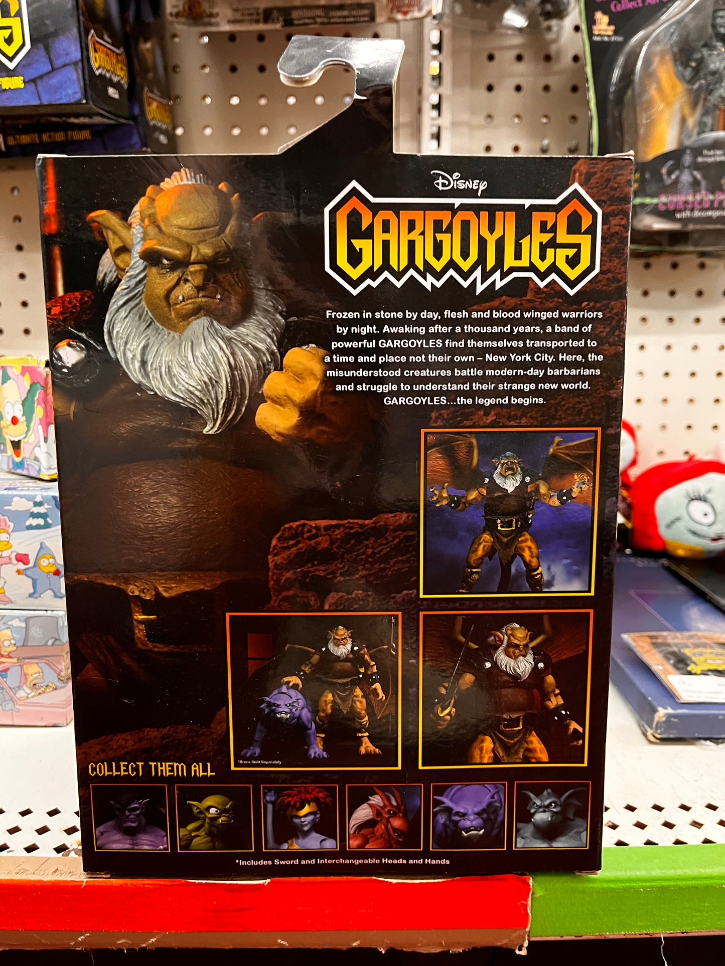 NECA Disney Gargoyles Hudson Ultimate Action Figure Reel Toys NEW