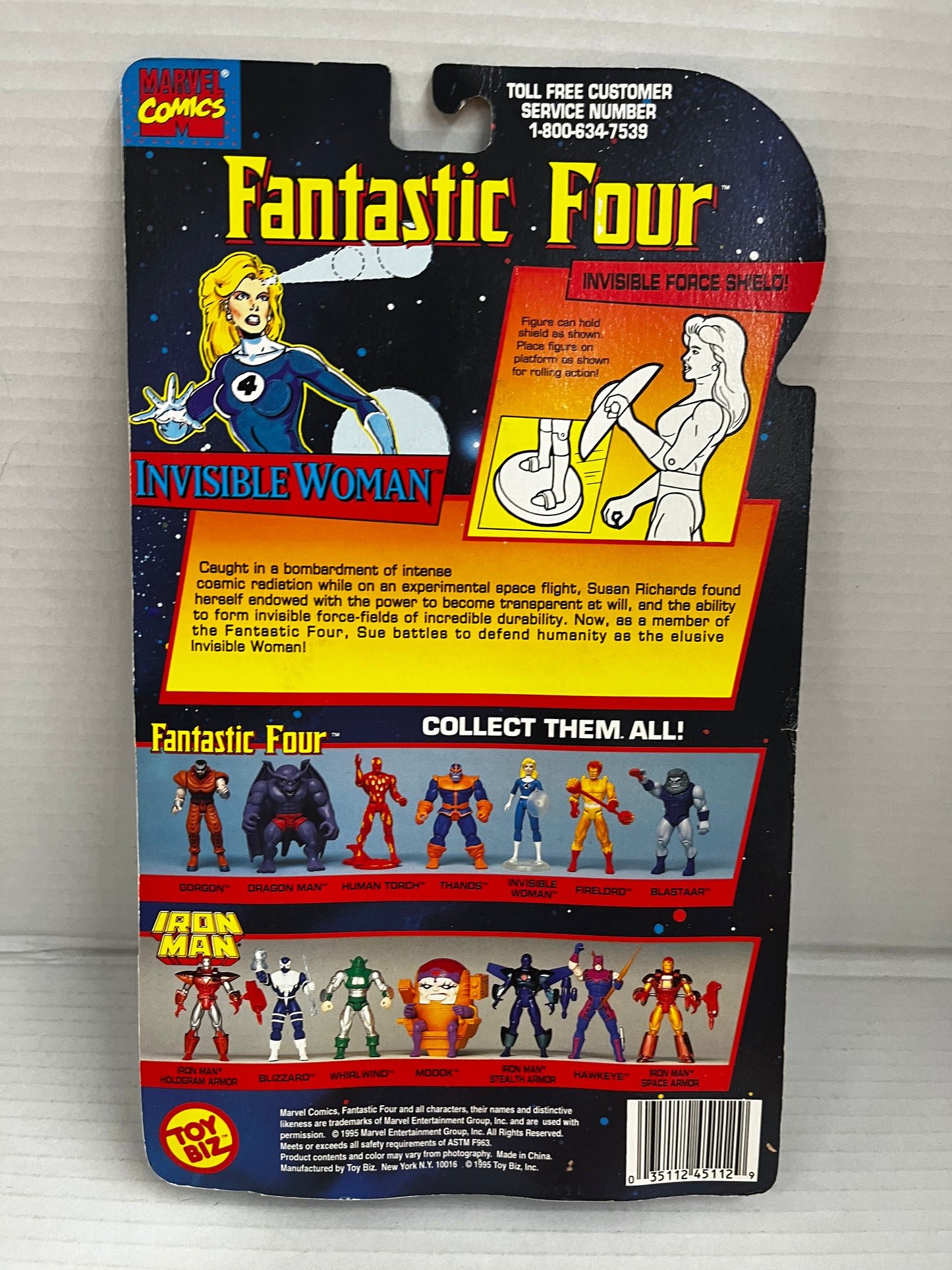 Toy Biz Invisible Woman Fantastic Four Action Figure