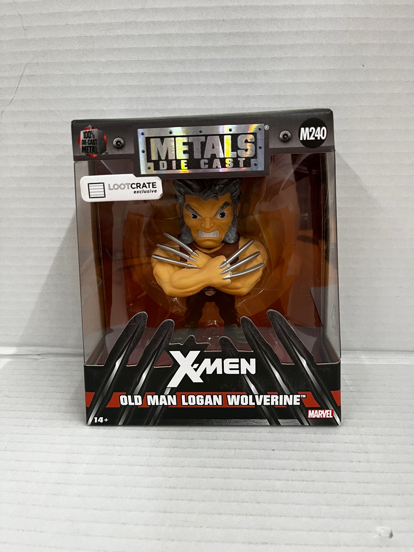 Metals Die Cast Old Man Logan Wolverine X-men NEW Loot Crate Jada Metals