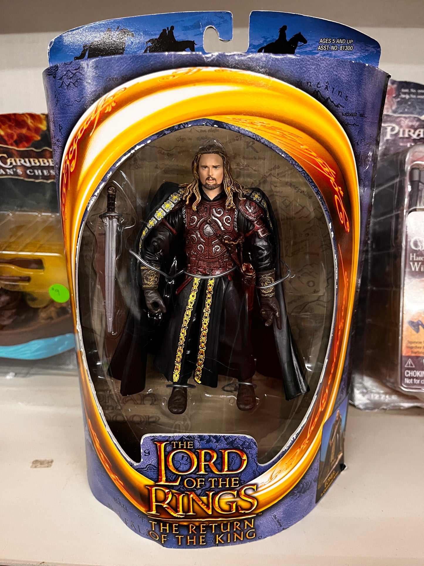 TOY BIZ Lord Of The Rings EOMER in Ceremonial Armor 6” Action Figure 2003 NEW