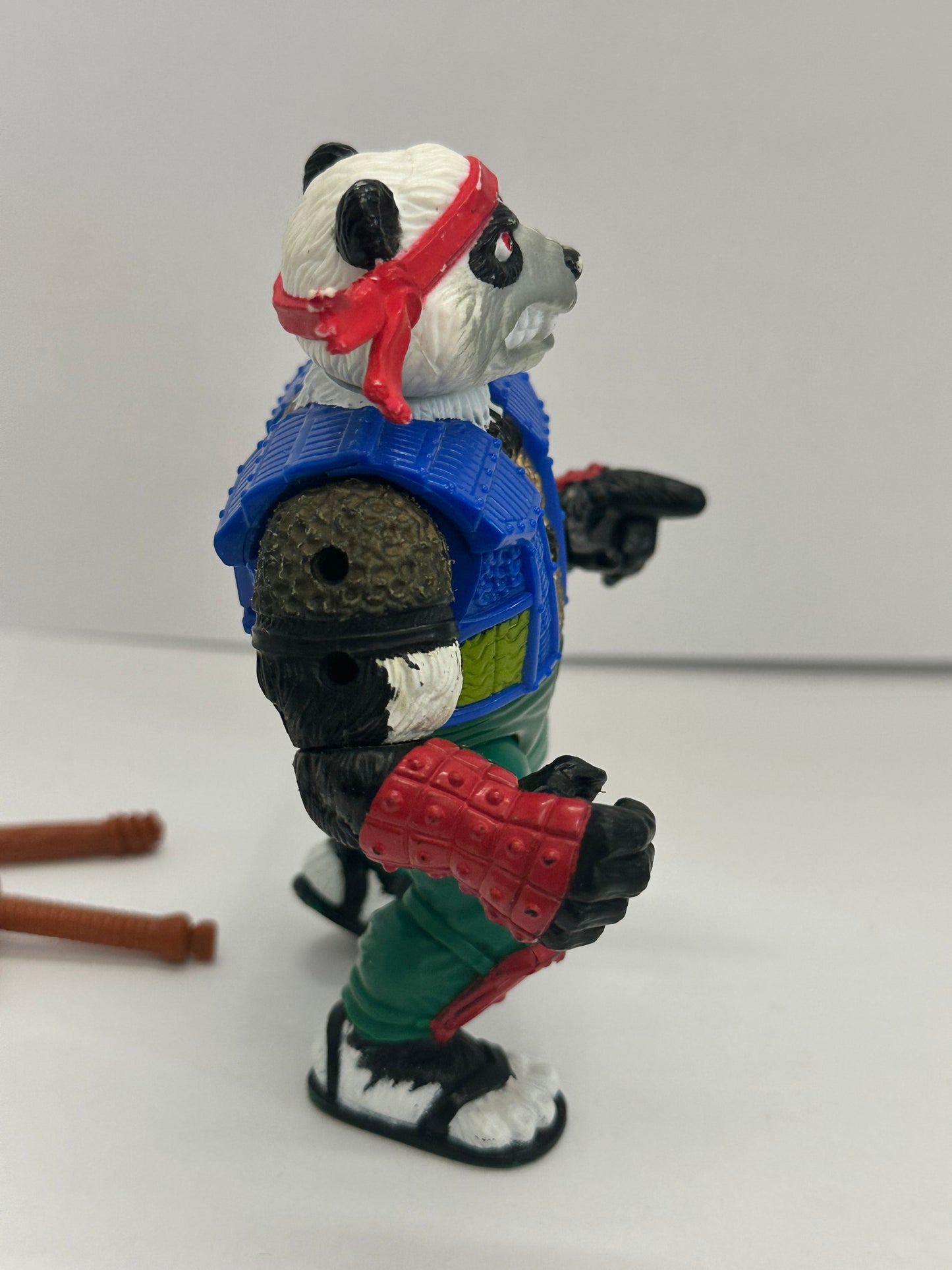 Panda Khan Teenage Mutant Ninja Turtle TMNT 1990 Playmates Vintage Figure