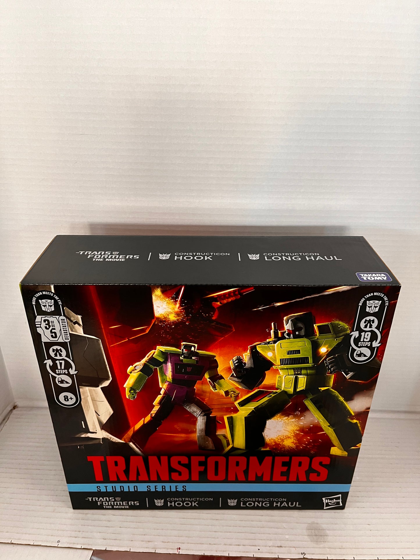 Transformers Studio Series 86 Long Haul & Hook Set - Constructicon Devastator