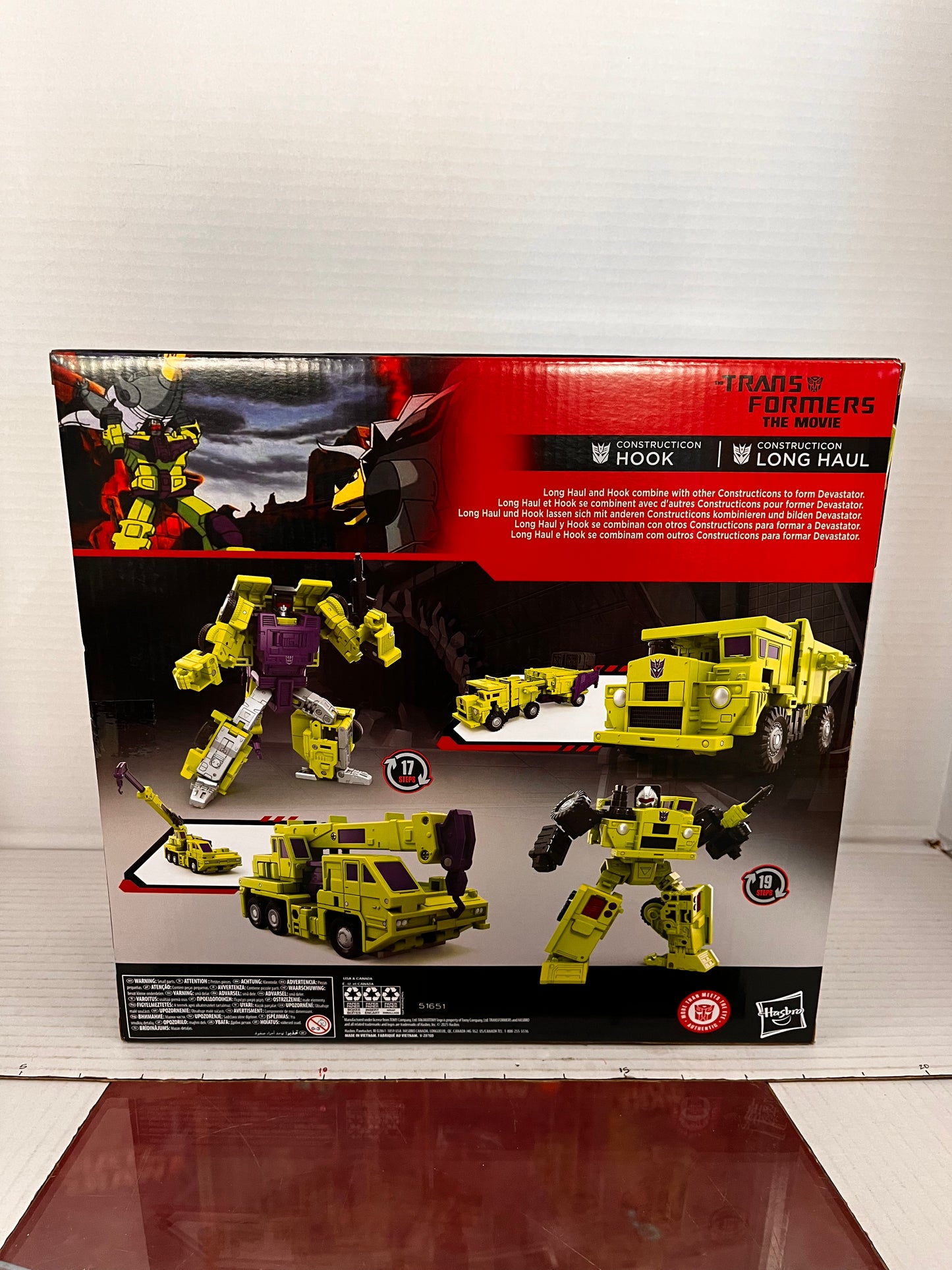 Transformers Studio Series 86 Long Haul & Hook Set - Constructicon Devastator