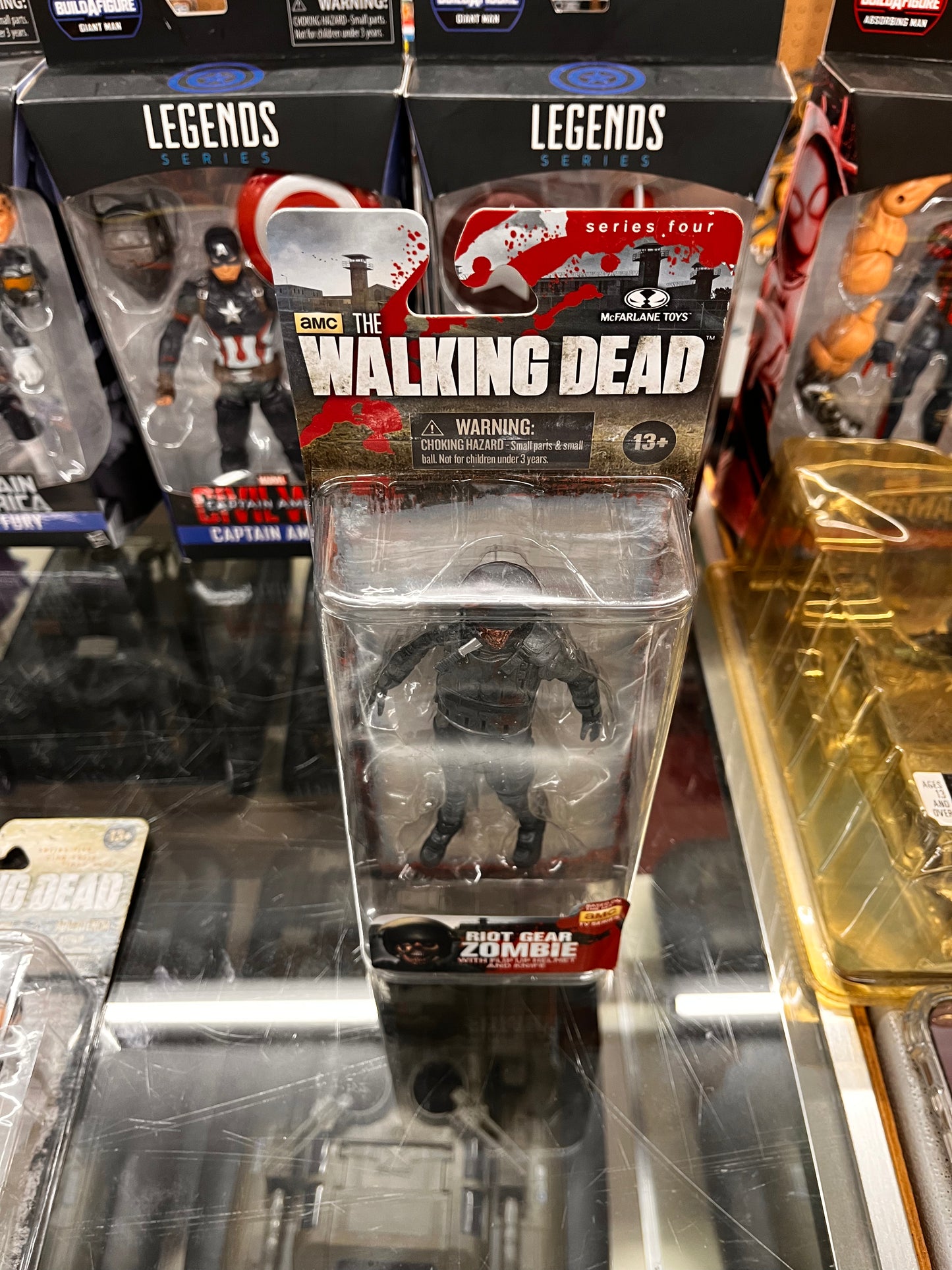 The Walking Dead AMC Series 4 Riot Gear Zombie Action Figure McFarlane Toys 2013