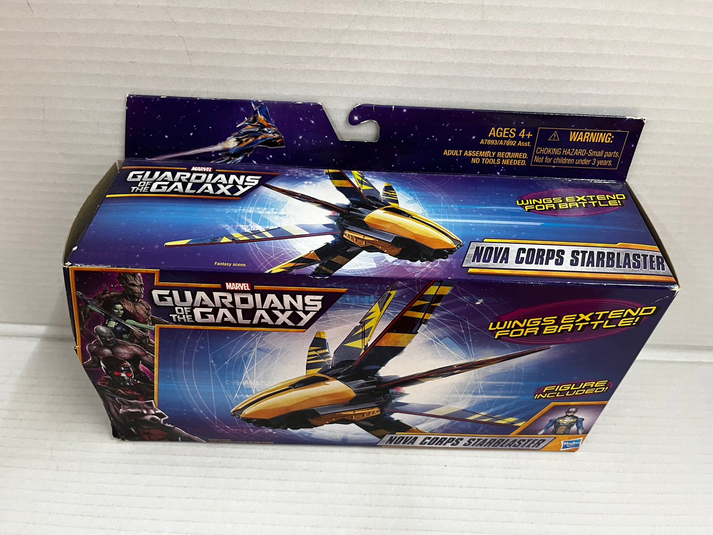 2013 Hasbro: Marvel Guardians of the Galaxy Nova Corps Starblaster & Figure, New