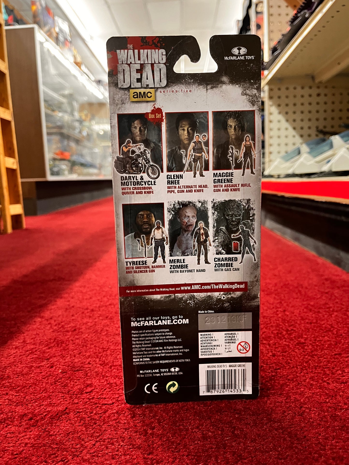 The Walking Dead Series 5 Maggie Greene 5" Action Figure McFarlane Toys 2014