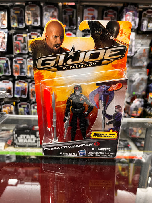 GI Joe Retaliation Cobra Commander Black Variant 3.75" Action Figure 2011 Hasbro