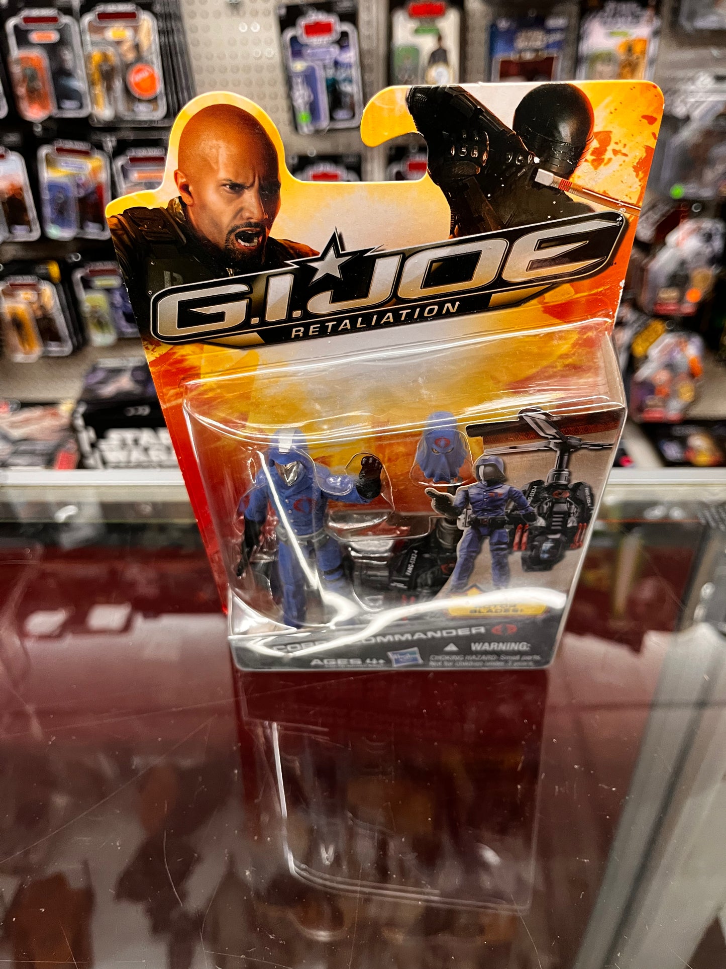 Hasbro GIJOE Retaliation 3.75" Ultimate Cobra Commander MOC