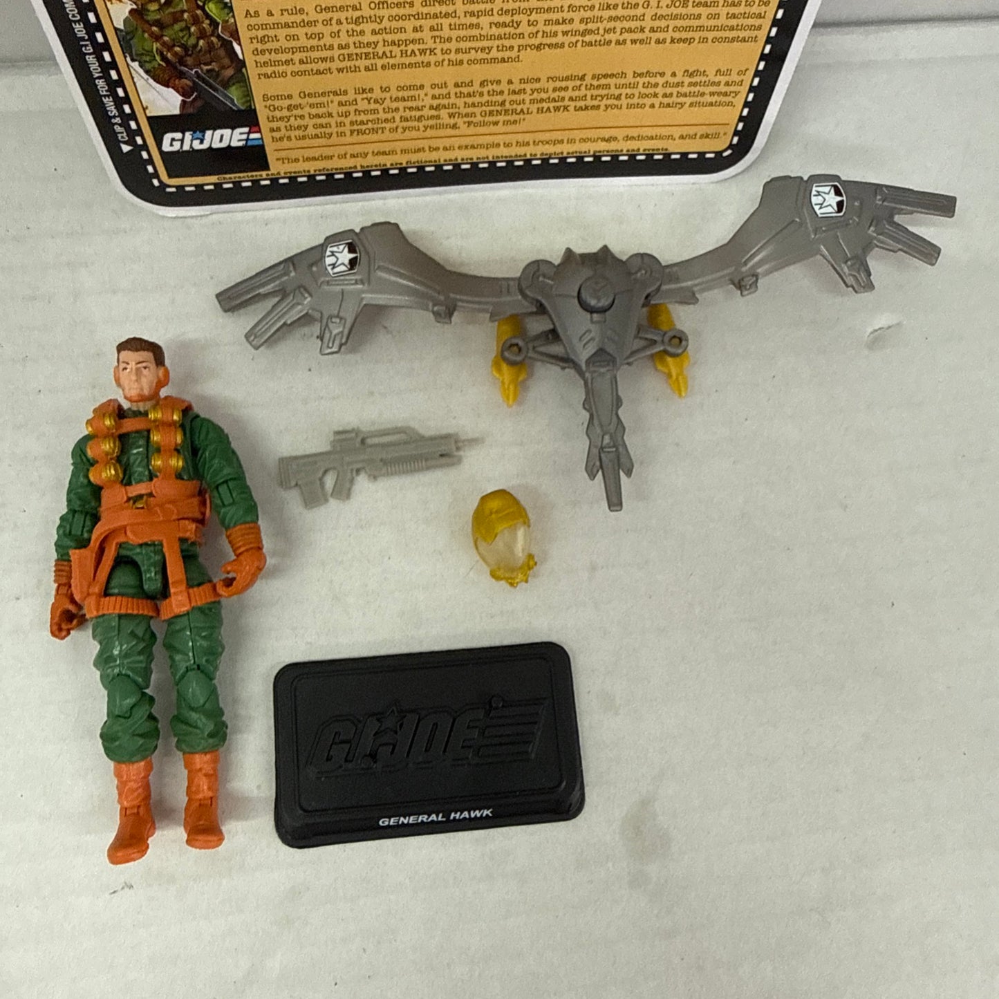 2018 Hasbro G.I. JOE FSS Collector's Club Exclusive GENERAL HAWK 3.75"