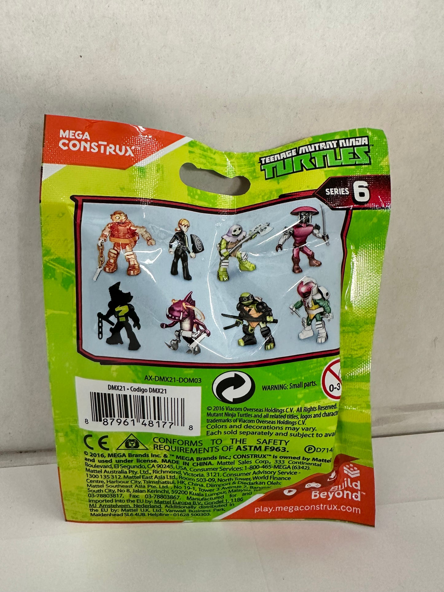 Mega Construx Series 6 Teenage Mutant Ninja Turtles Blind Bag