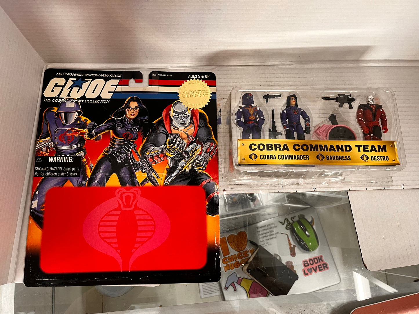 GI Joe COBRA COMMAND TEAM 3 Figure Set, Hasbro 1997