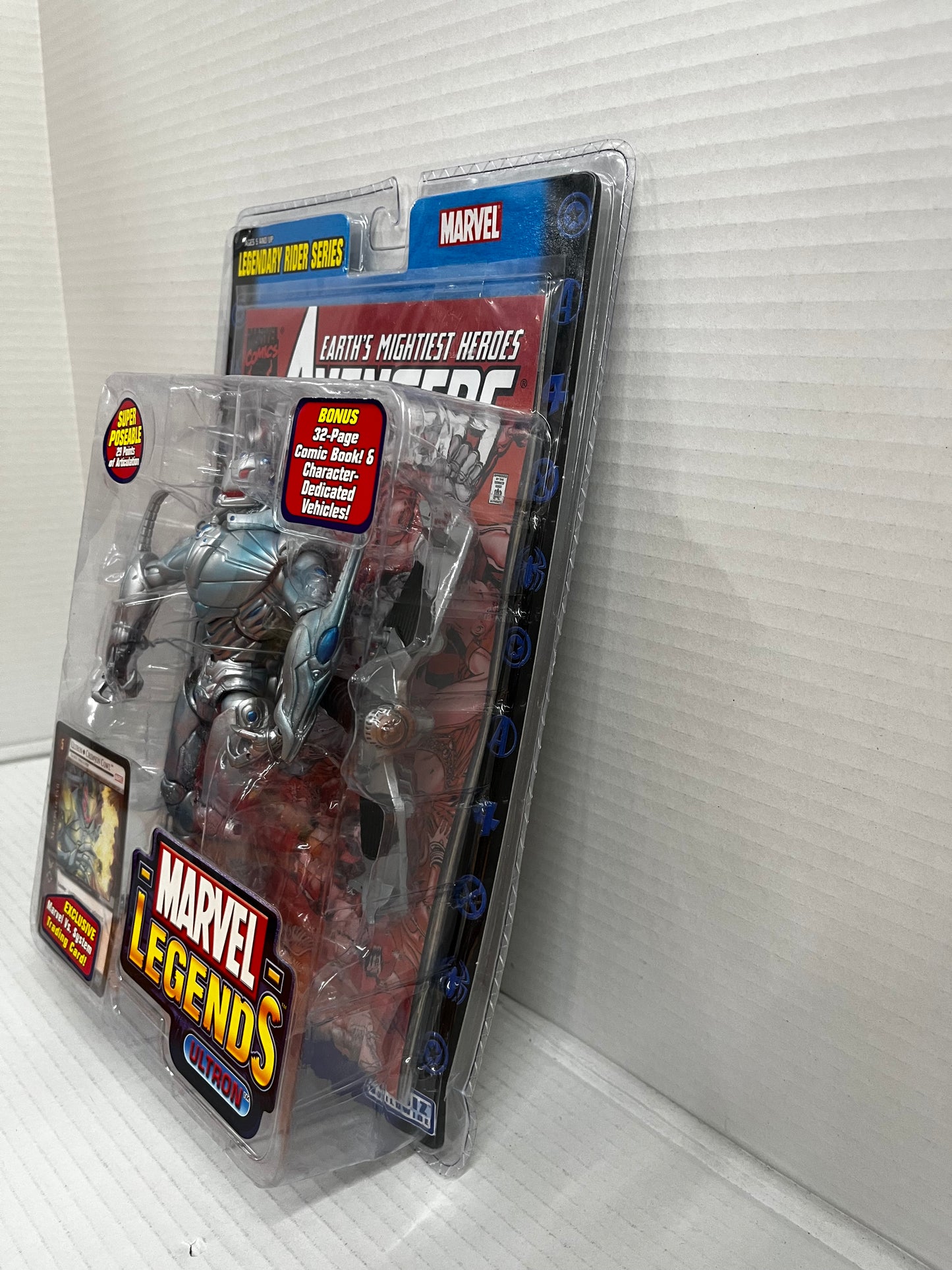 Marvel Legends ULTRON 6" Action Figure Toy Biz Legendary Riders Series 2005