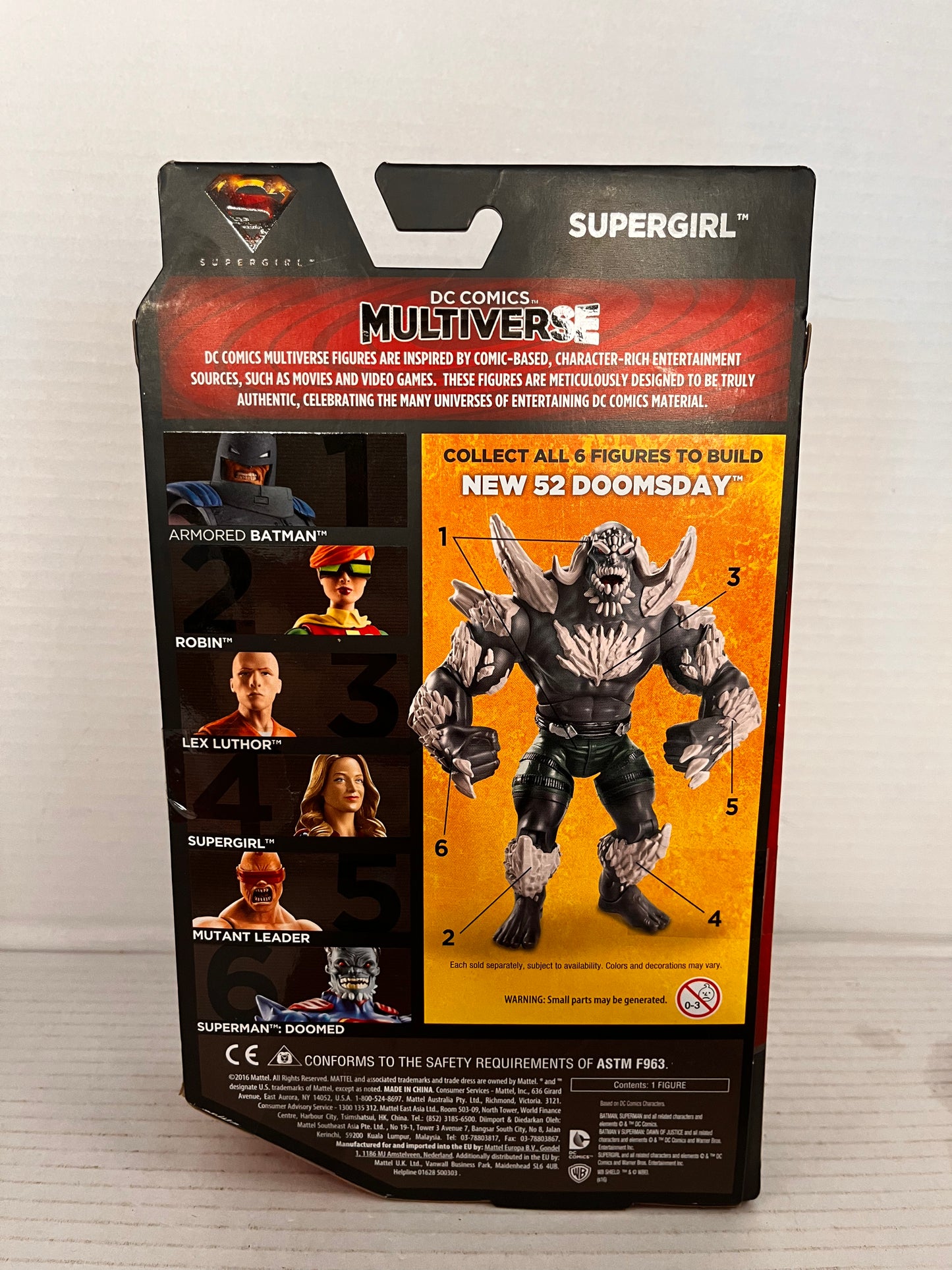 Mattel DC Multiverse Arrowverse Supergirl 6" Action Figure Doomsday