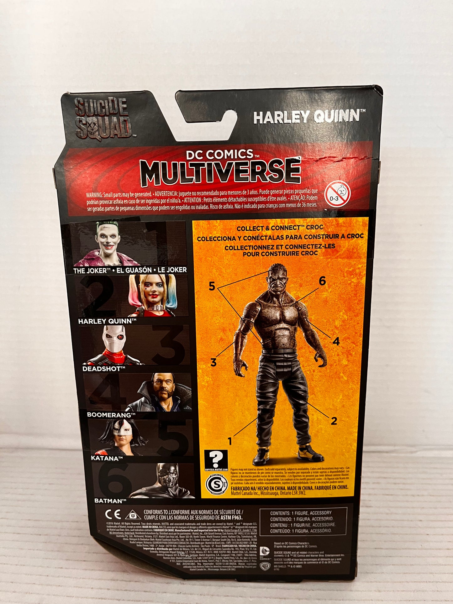 Harley Quinn 6" Mattel DC Comics Multiverse Suicide Squad Action Figure