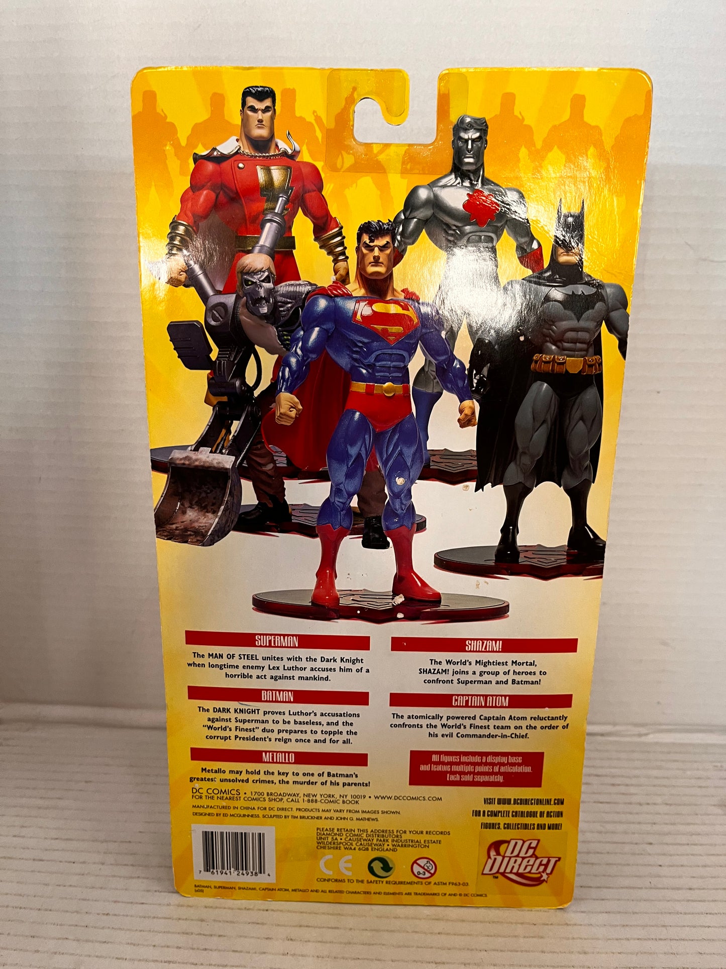 DC Direct Superman/Batman Public Enemies The Man of Steel Action Figure