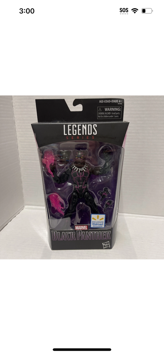 Hasbro Marvel Legends 6" Series Black Panther Action Figure Walmart Exclusive