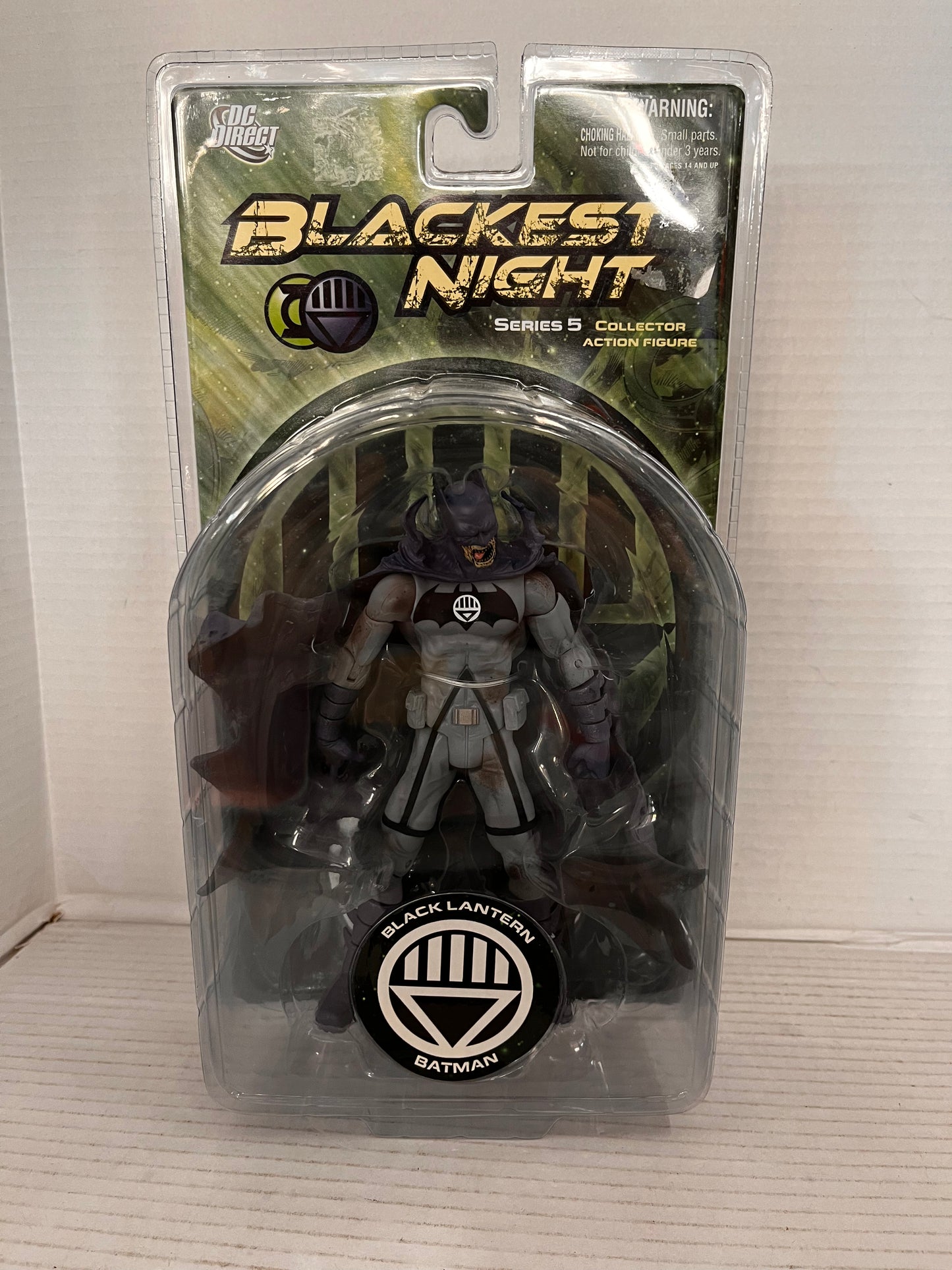 DC Direct Blackest Night Series 5 Black Lantern Batman Figure