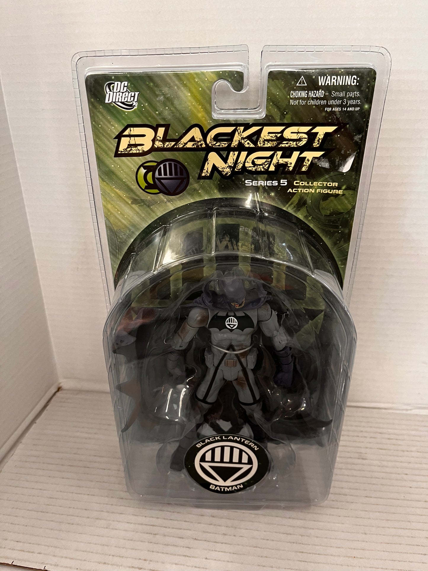 DC Direct Blackest Night Series 5 Black Lantern Batman Figure