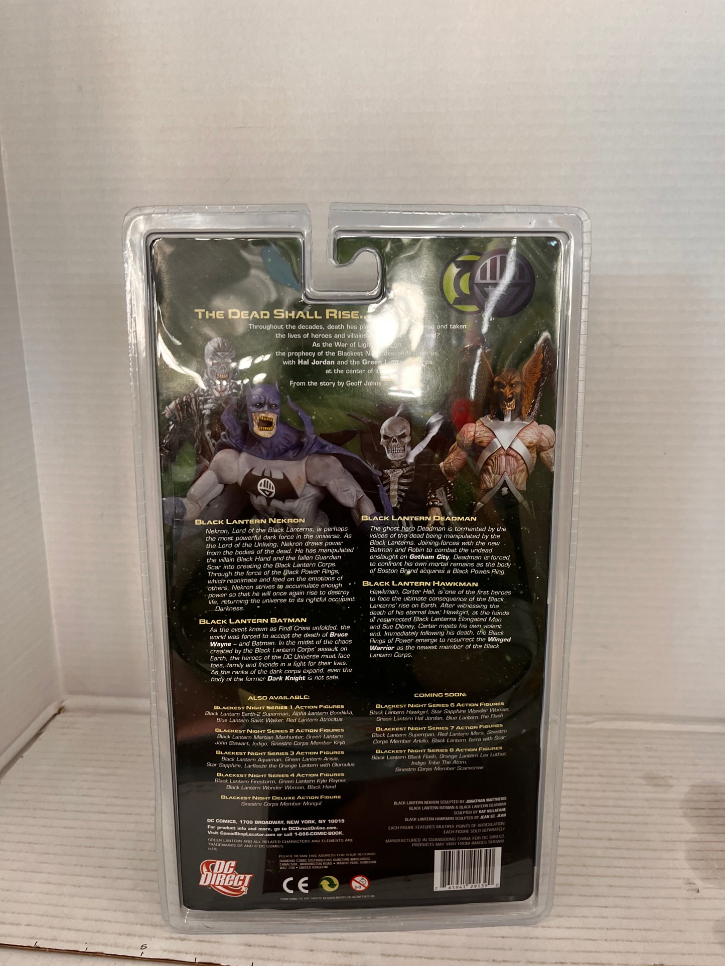 DC Direct Blackest Night Series 5 Black Lantern Batman Figure