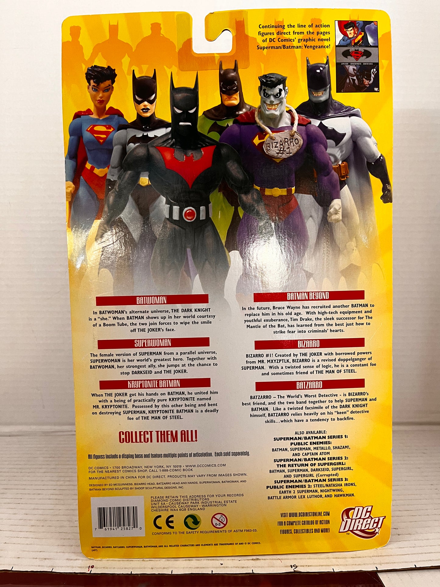 DC Direct Superman/Batman Series 4 Vengeance Action Figure - Kryptonite Batman