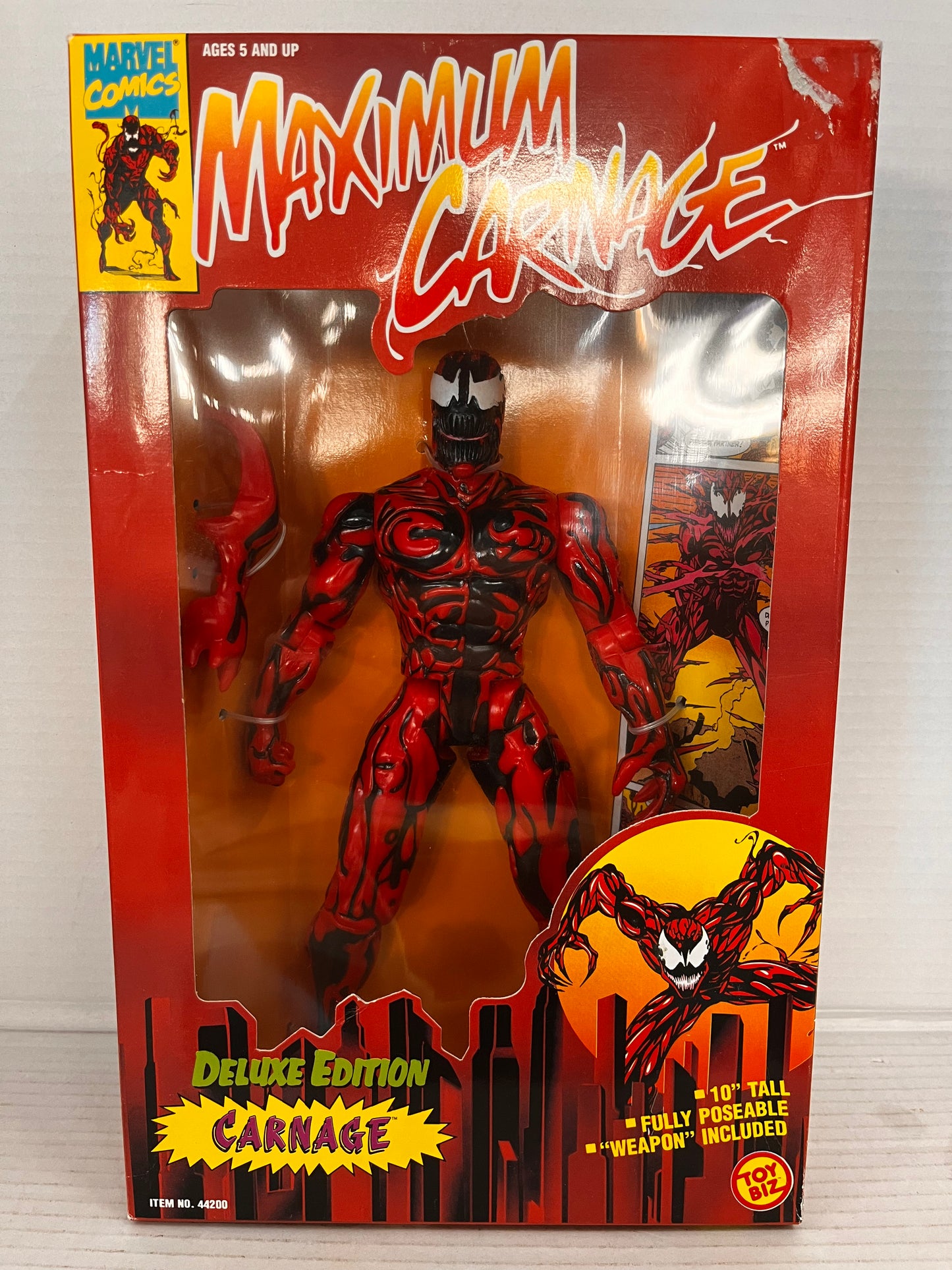 Marvel Comics Deluxe Edition Maximum Carnage 10 inch Action Figure Toy-biz NIB