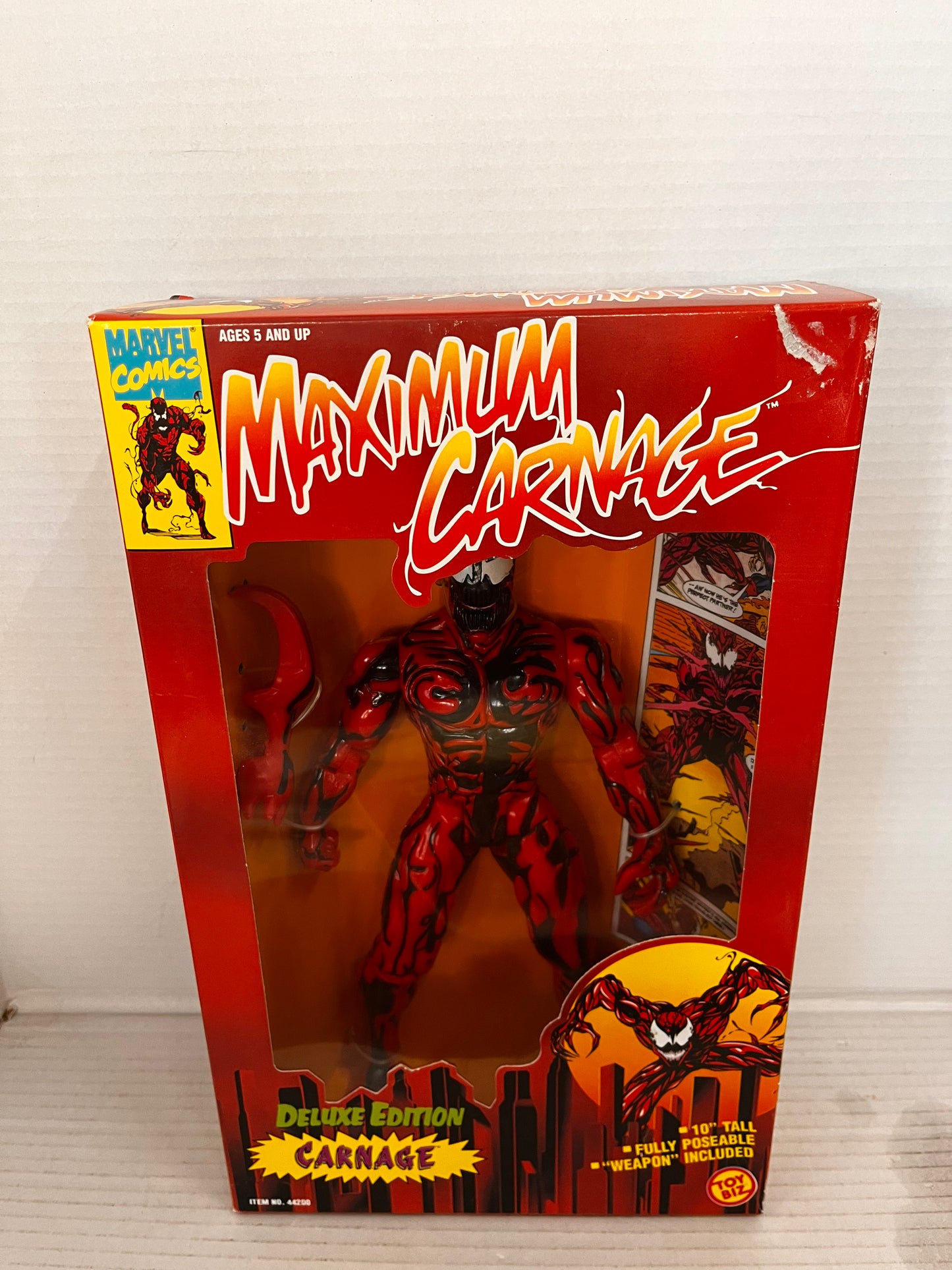 Marvel Comics Deluxe Edition Maximum Carnage 10 inch Action Figure Toy-biz NIB