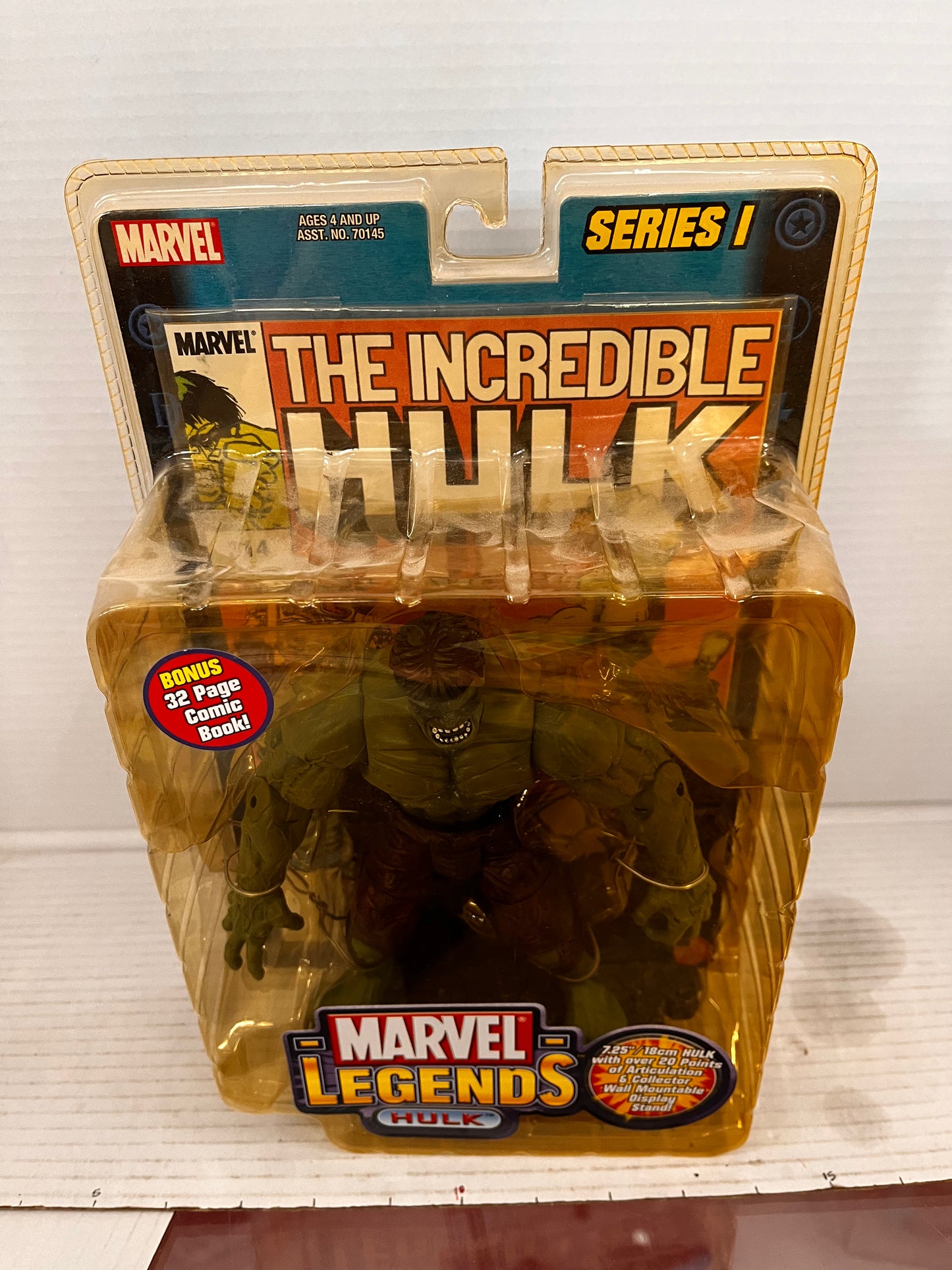 2002 Toy Biz Marvel Legends Series I Hulk New Sealed