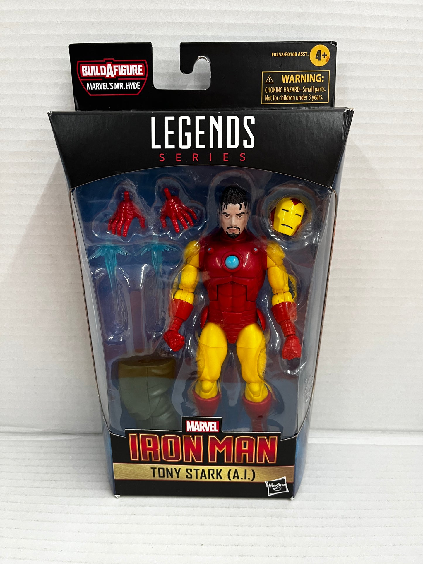 Marvel Legends A.I. Iron Man w/ALTERNATE Tony Stark Head