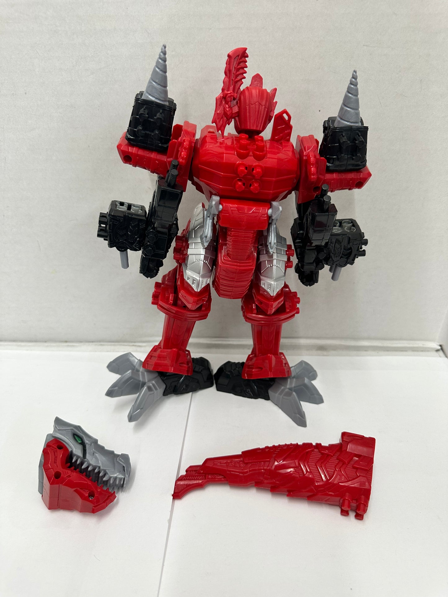 Power Rangers Dino Fury Zord Link Megazord Red Ranger T-Rex Champion