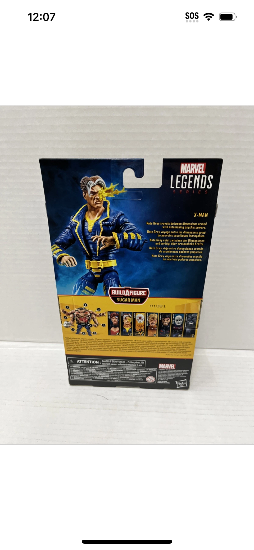 Marvel Legends: X-Men Age of Apocalypse - X-Man (Nate Grey) 6" Action Figure BAF