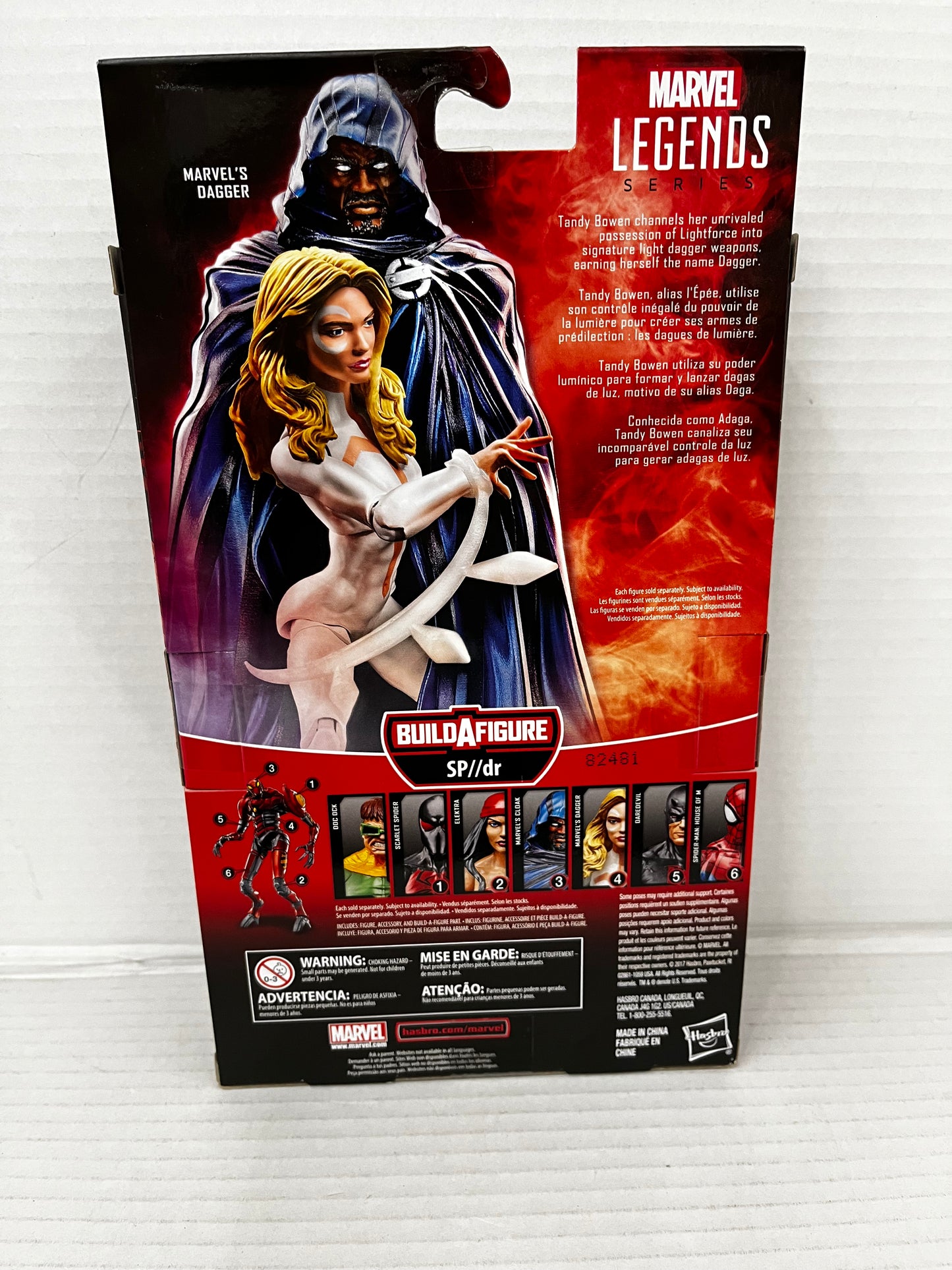 Hasbro 2018 Marvel Legends SP dr Series Dagger 6" Figure New Sealed