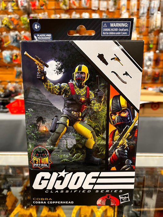 HASBRO GI JOE CLASSIFIED SERIES 96  COBRA COPPERHEAD 6" FIGURE  NIB Python
