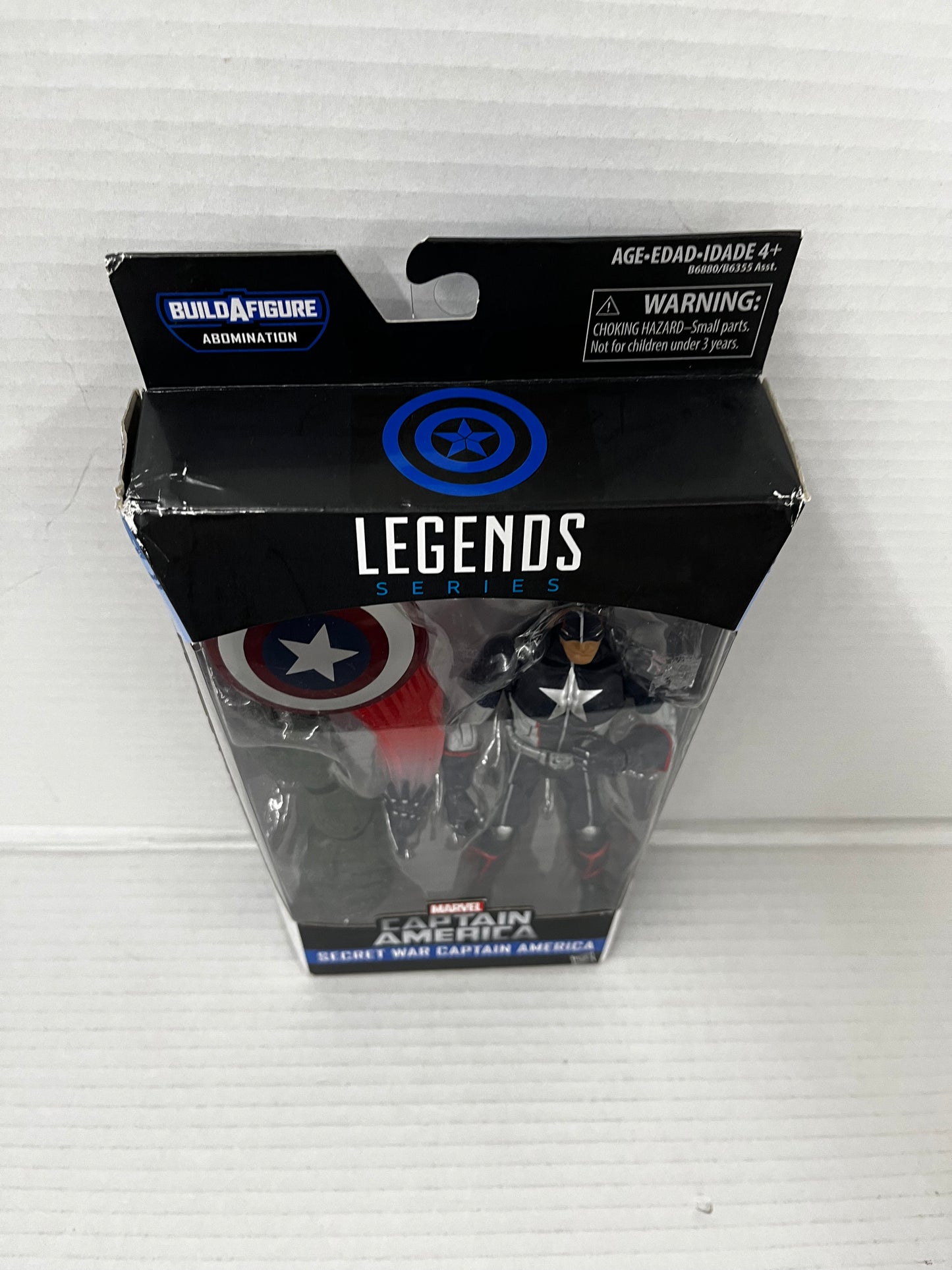 Marvel Legends 6" Secret War Captain America Figure (Abomination BAF)