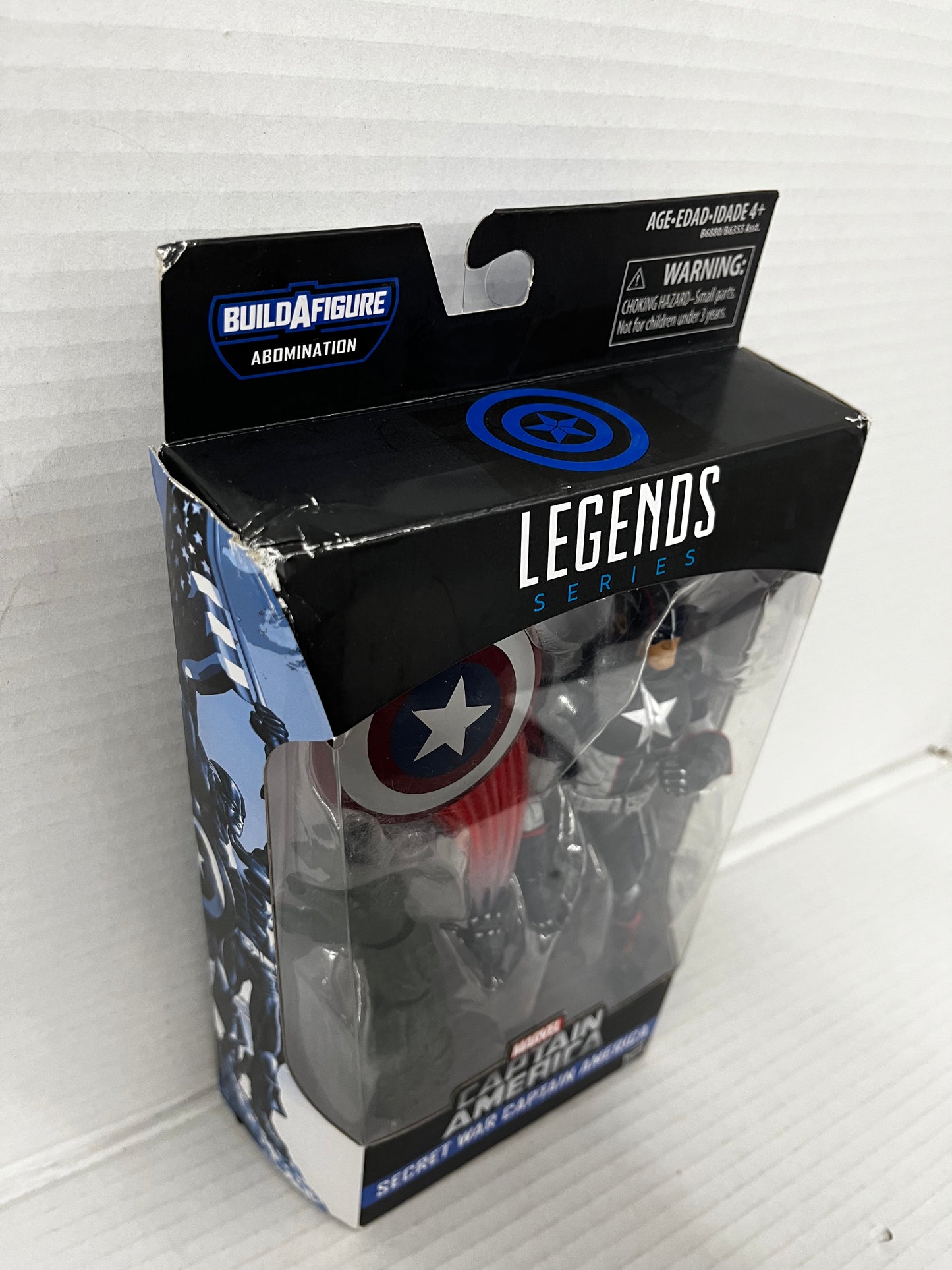 Marvel Legends 6" Secret War Captain America Figure (Abomination BAF)