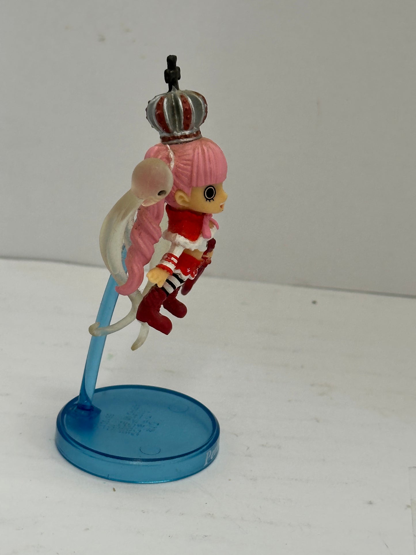 2011 One Piece 2" Perhona Perona Mini Figure Blue Base Bandai #10