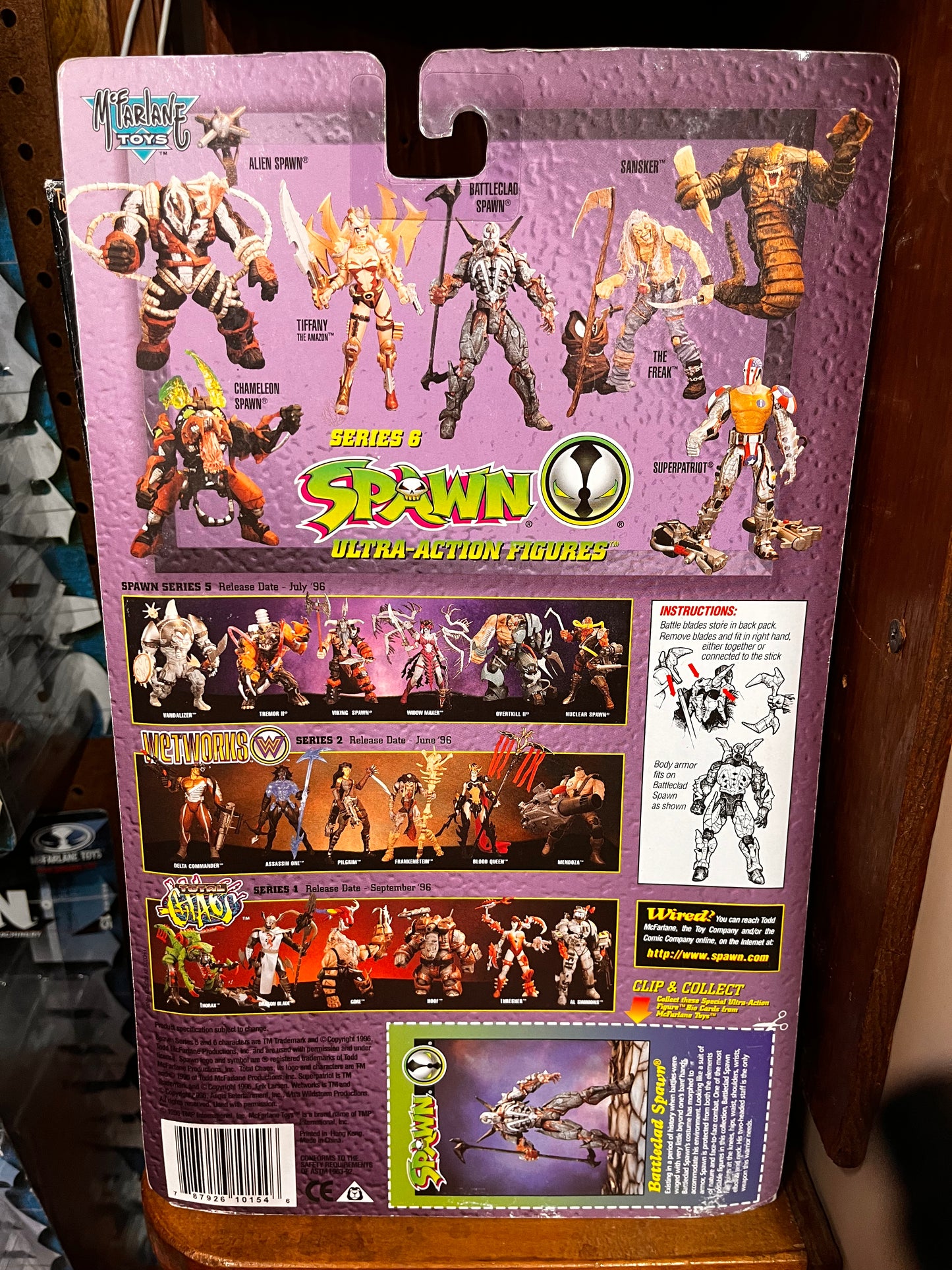 Spawn Ultra Action Figures: Series 6: Battleclad Spawn Todd McFarlane Toys 1996