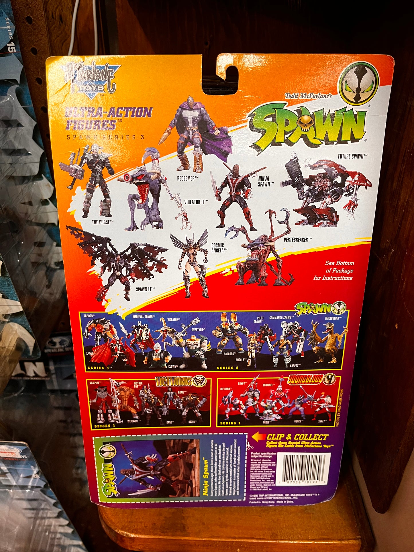 1995 - Ninja Spawn - Series 3 Deluxe Edition Action Figure  McFarlane Toys NIB