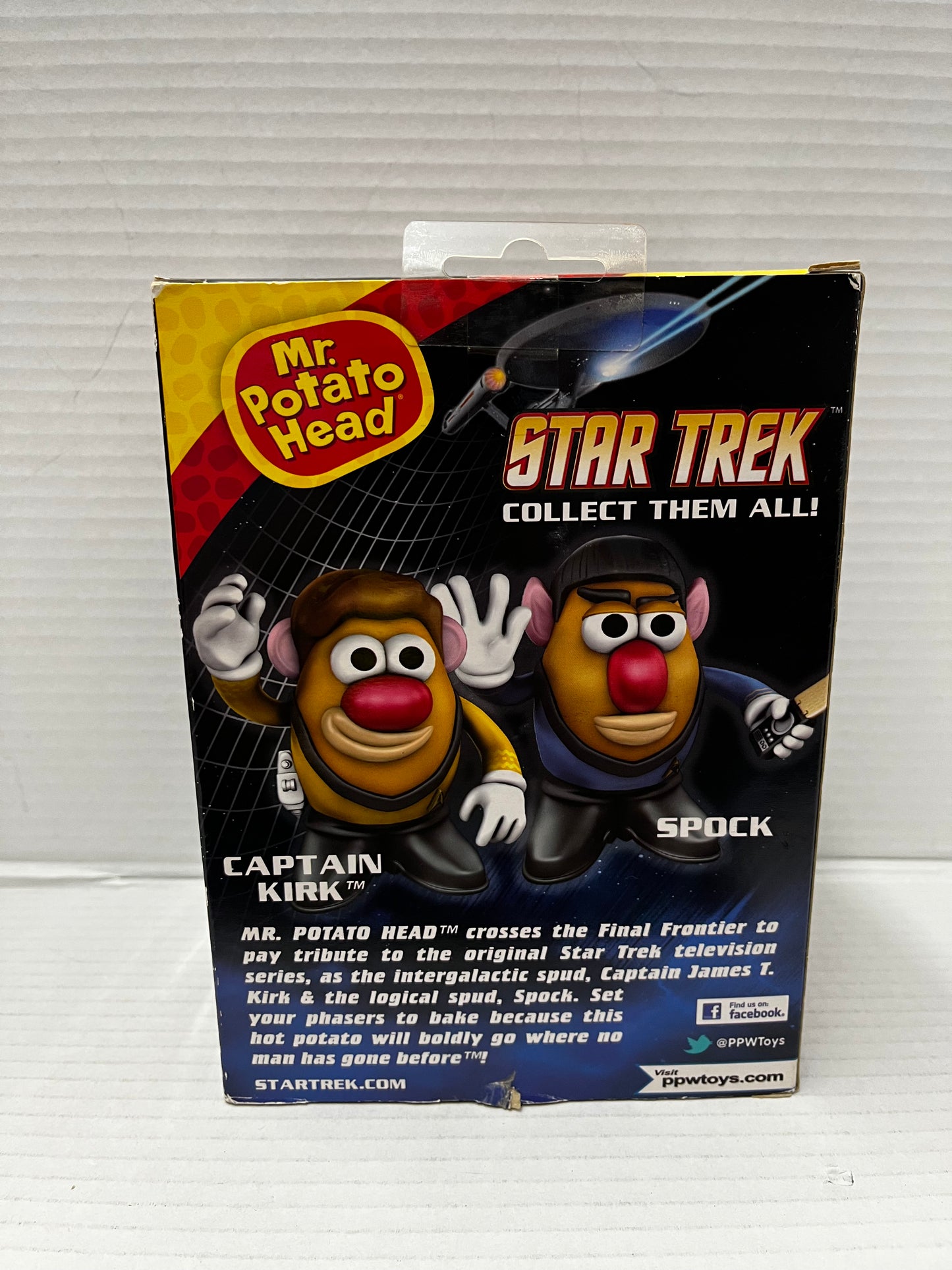 Rare Star Trek Spock Mr. Potato Head Single Boxed Playskool Hasbro