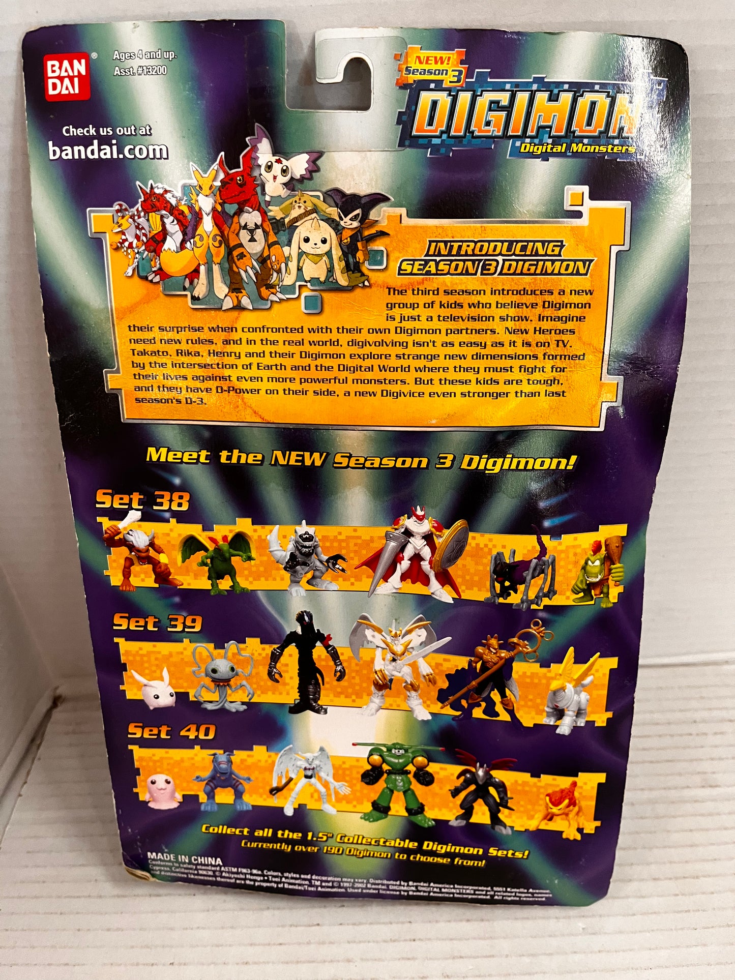 Digimon Season 3 Collectible Set # 29 Six Figure Digital Monster 2001