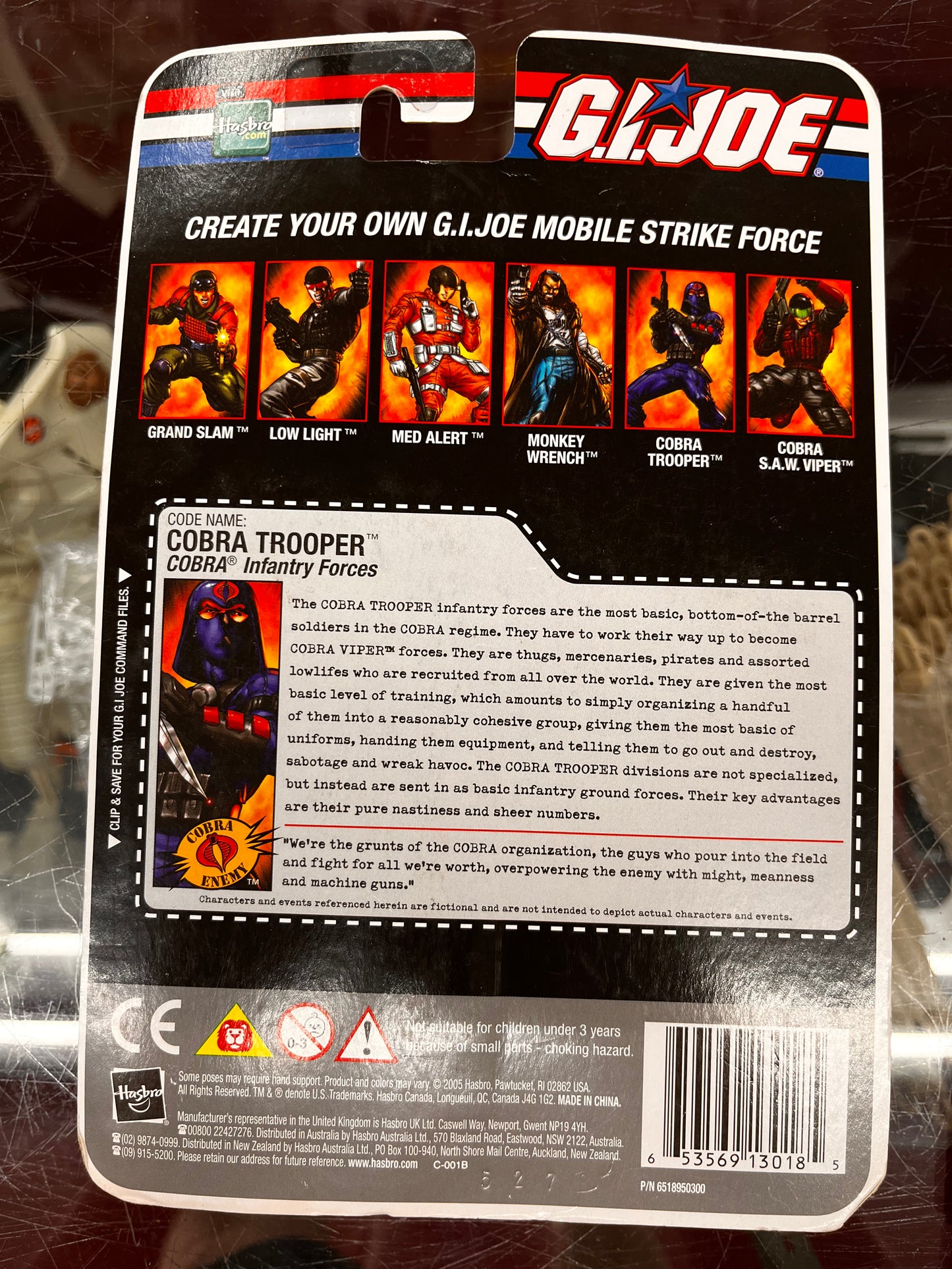 GI Joe Action Cobra Trooper Cobra Infantry Forces new sealed