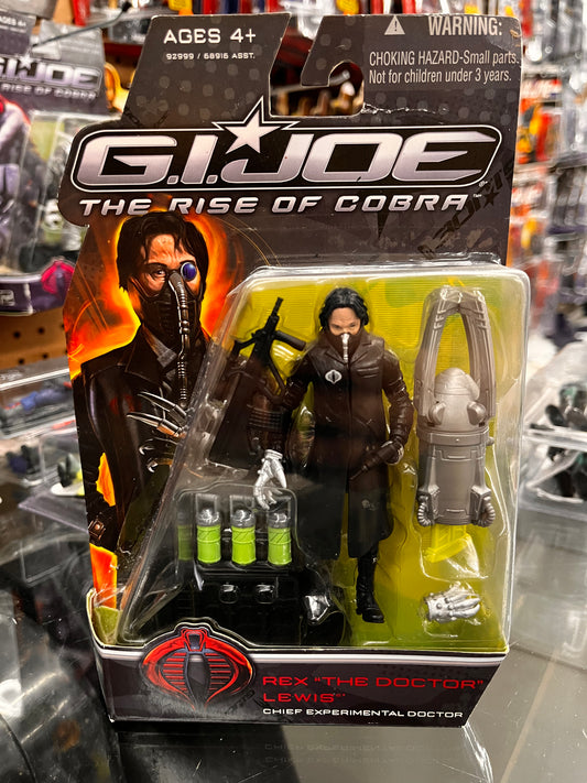 GI JOE THE RISE OF COBRA REX "THE DOCTOR" LEWIS FIGURE  MOC 2009