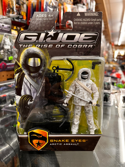 GI Joe The Rise of Cobra Snake Eyes Arctic Assault Hasbro 2009 25th Anniversary