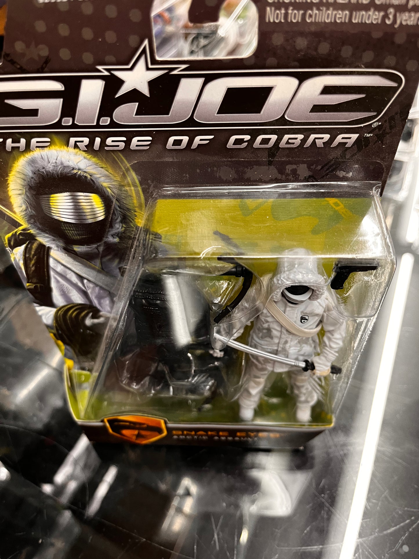 GI Joe The Rise of Cobra Snake Eyes Arctic Assault Hasbro 2009 25th Anniversary